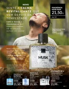 Musk Rain Eau de Toilette em Spray Para Ele, Musk Rain Eau de Toilette em Spray Para Ele 75 ml │ válido de 01.09.2025 | Página: 123 | Produtos: Fragrância, Eau de toilette, Desodorizante, Antitranspirante