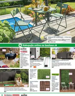 Bauhaus leták platný od 23.03.2026 | Strana: 14 | Produkty: Gril, Stoličky, Zástena, Svietidlo