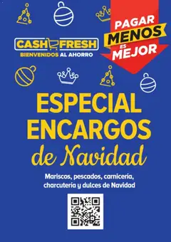 Vista previa Cash Fresh Encargos Especial Navidad 2025 válido desde el 11.11.2025