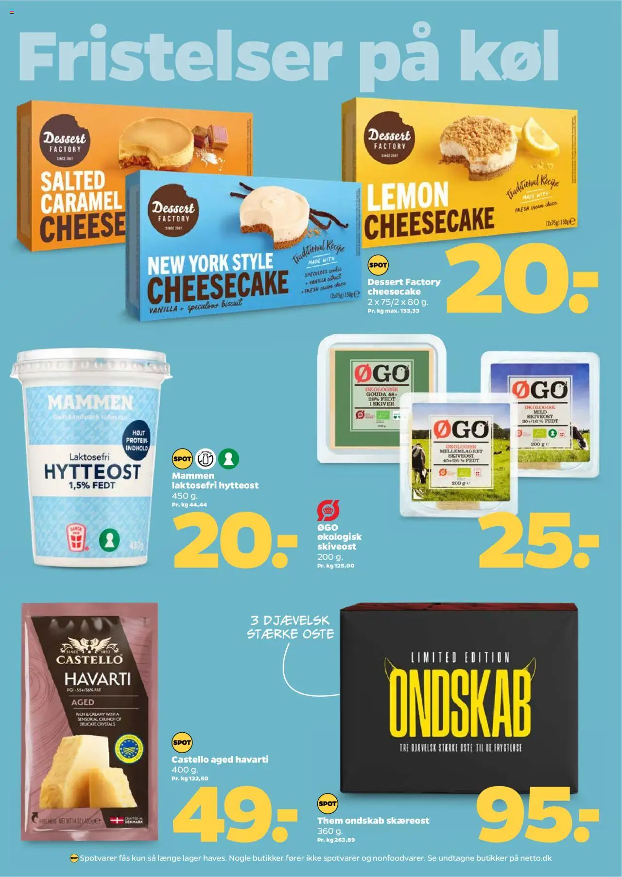 Netto tilbudsavis – gyldig fra 11.10.2025 | Side: 8 | Produkter: Hytteost, Skiveost