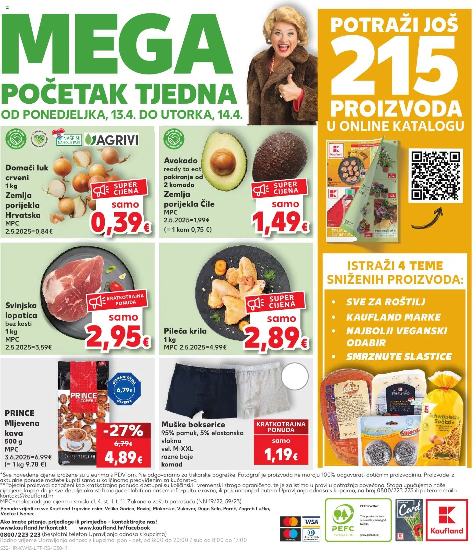 Kaufland katalog | vrijedi od 08.04.2026 | Stranica: 32 | Proizvodi: Roštilj, Kava, Avokado, Bokserice