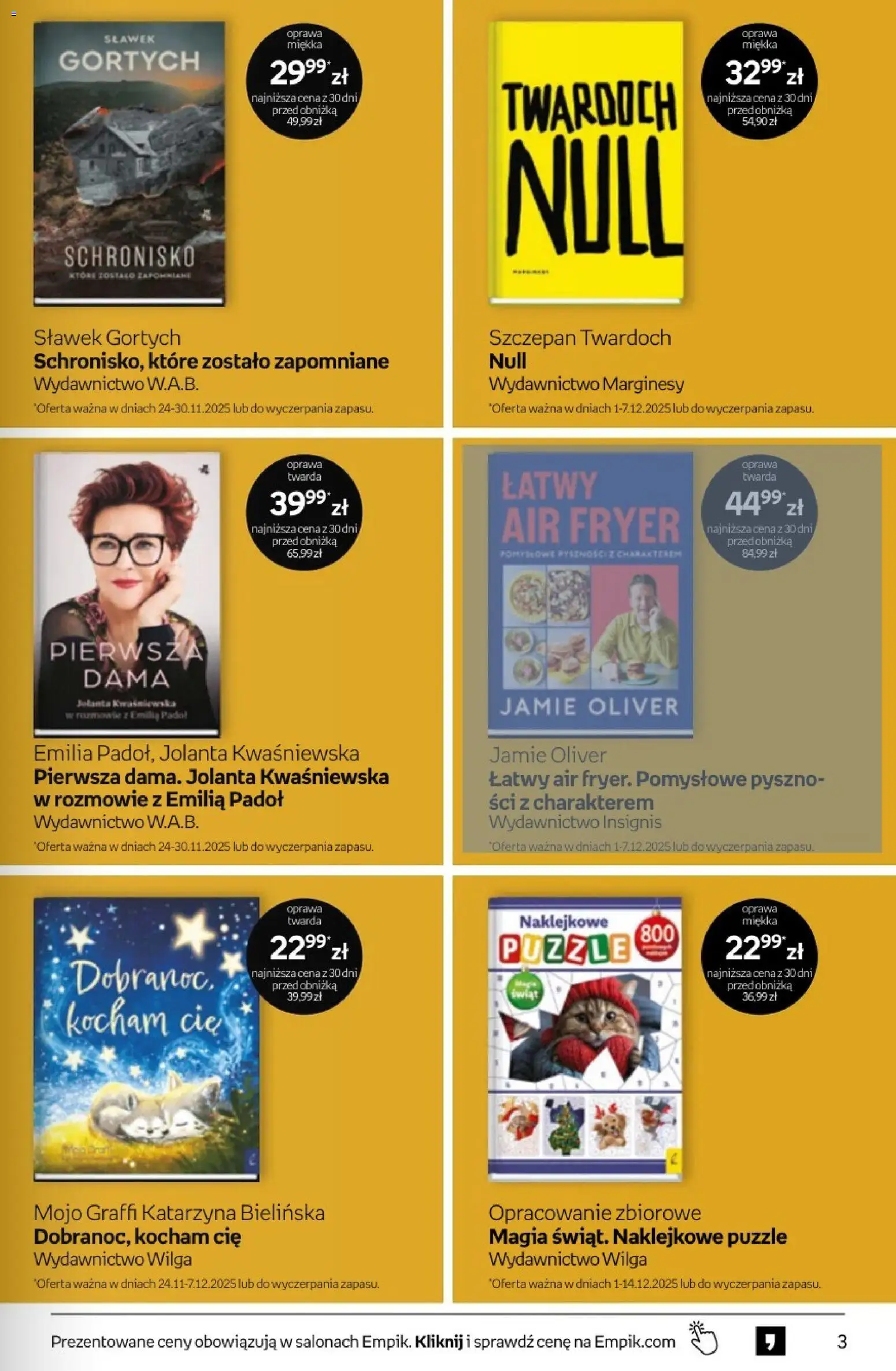 Empik promocje - Tom kultury Książki od 26.11.2025 | Strona: 3