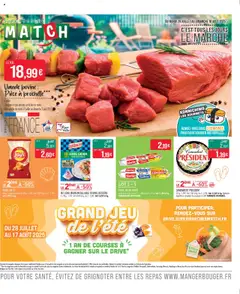 Match Supermarché - Prévisualisation de Match Supermarché catalogue valide à partir de 29.07.2025