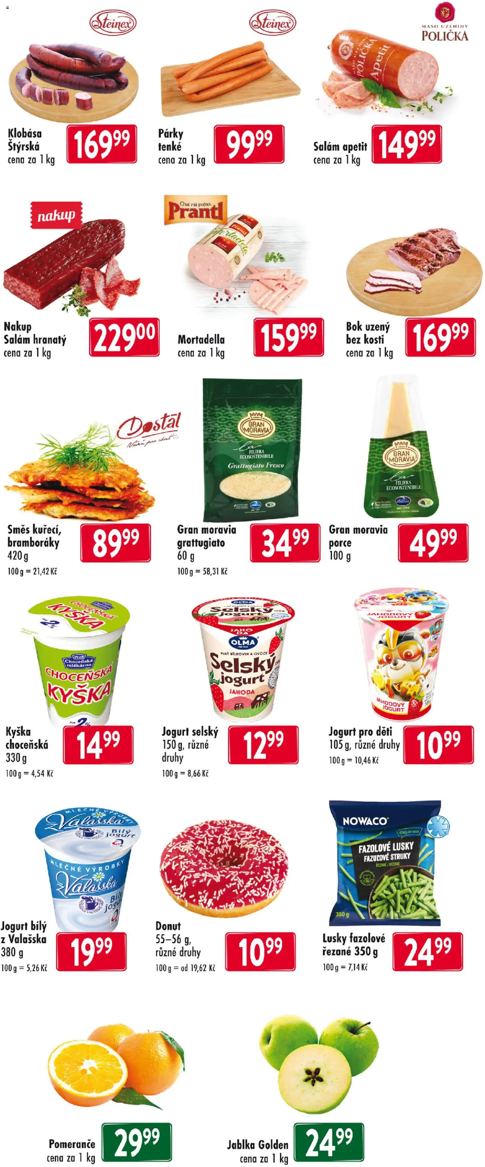 Astur & Qanto leták od 12.02.2026 | Strana: 2 | Produkty: Jogurt, Párky, Uzeniny, Mortadella