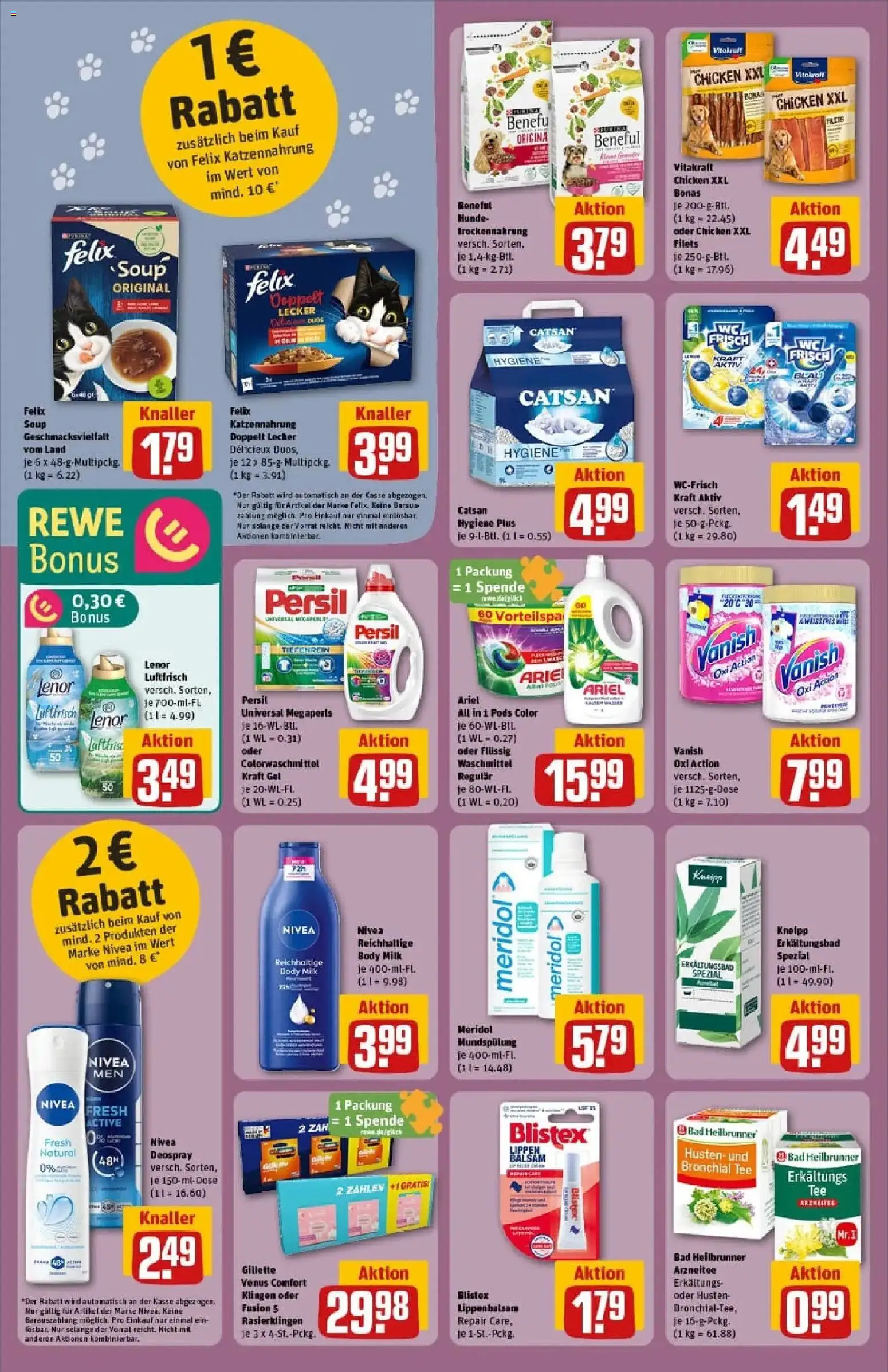 Rewe prospekt Elsterwerda	 – gültig ab 02.02.2026 | Seite: 30 | Produkte: Lenor, Bad, Waschmittel, Lip Balm