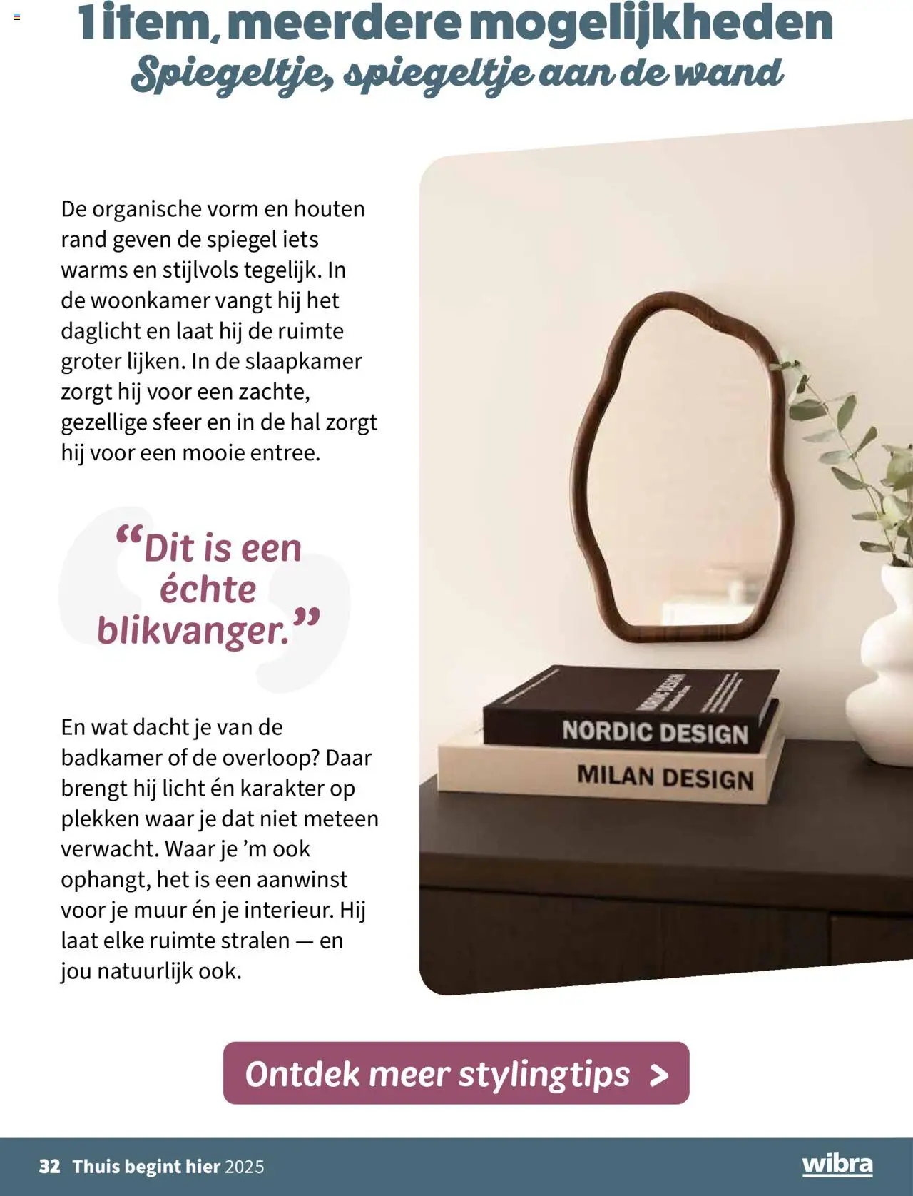 {H1} | Pagina: 32 | Producten: Spiegel