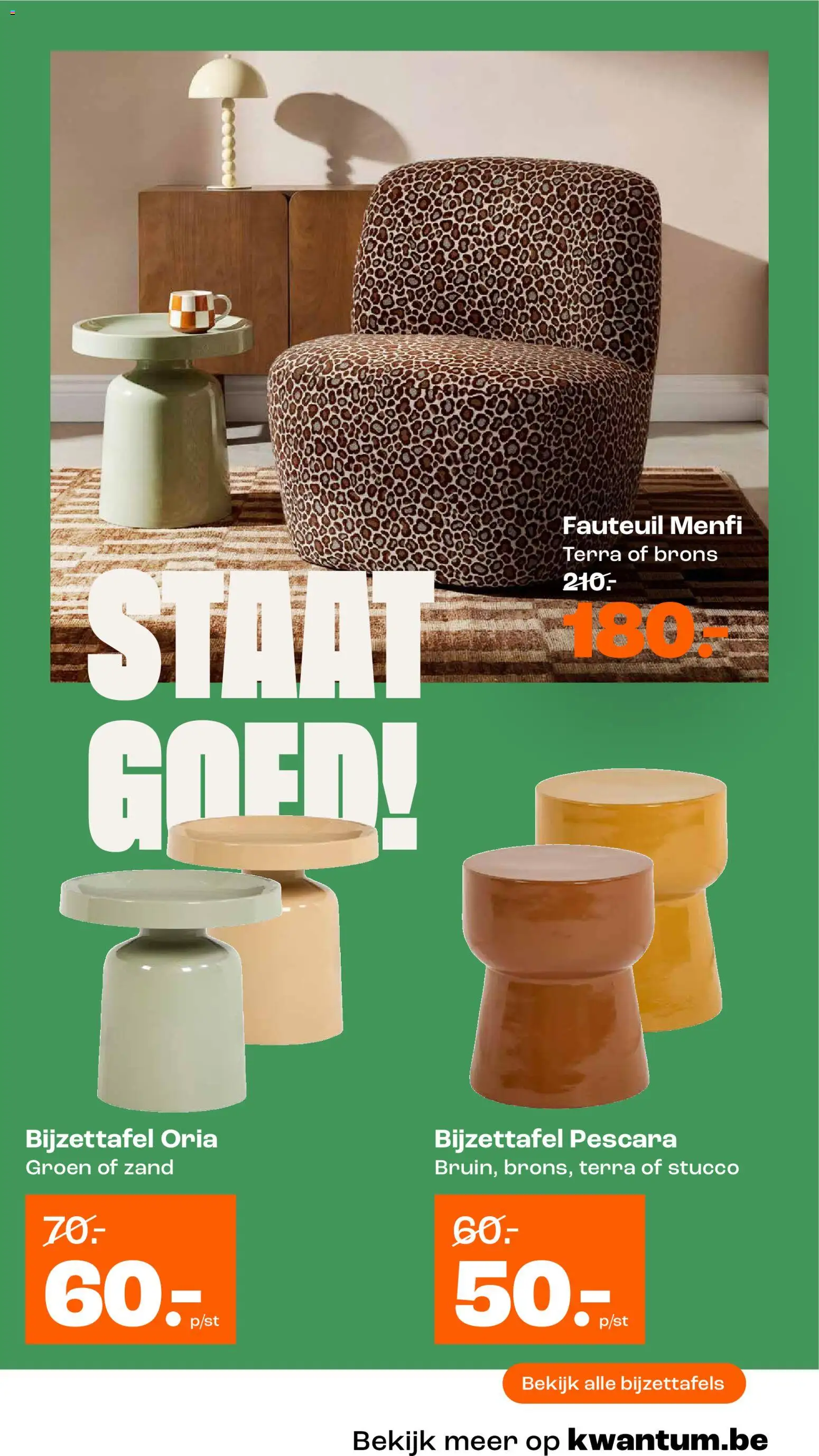 {H1} | Pagina: 15 | Producten: Fauteuil, Bijzettafels