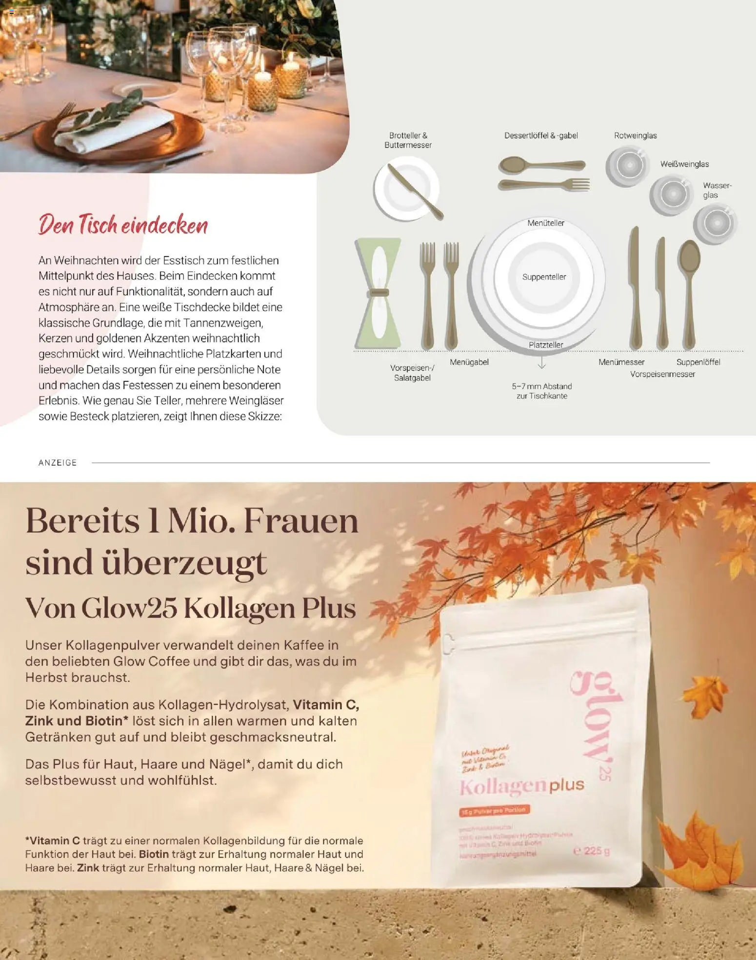 Globus Mio Magazin – gültig ab 01.12.2025 | Seite: 25 | Produkte: Esstisch, Kaffee, Tisch, Wasser