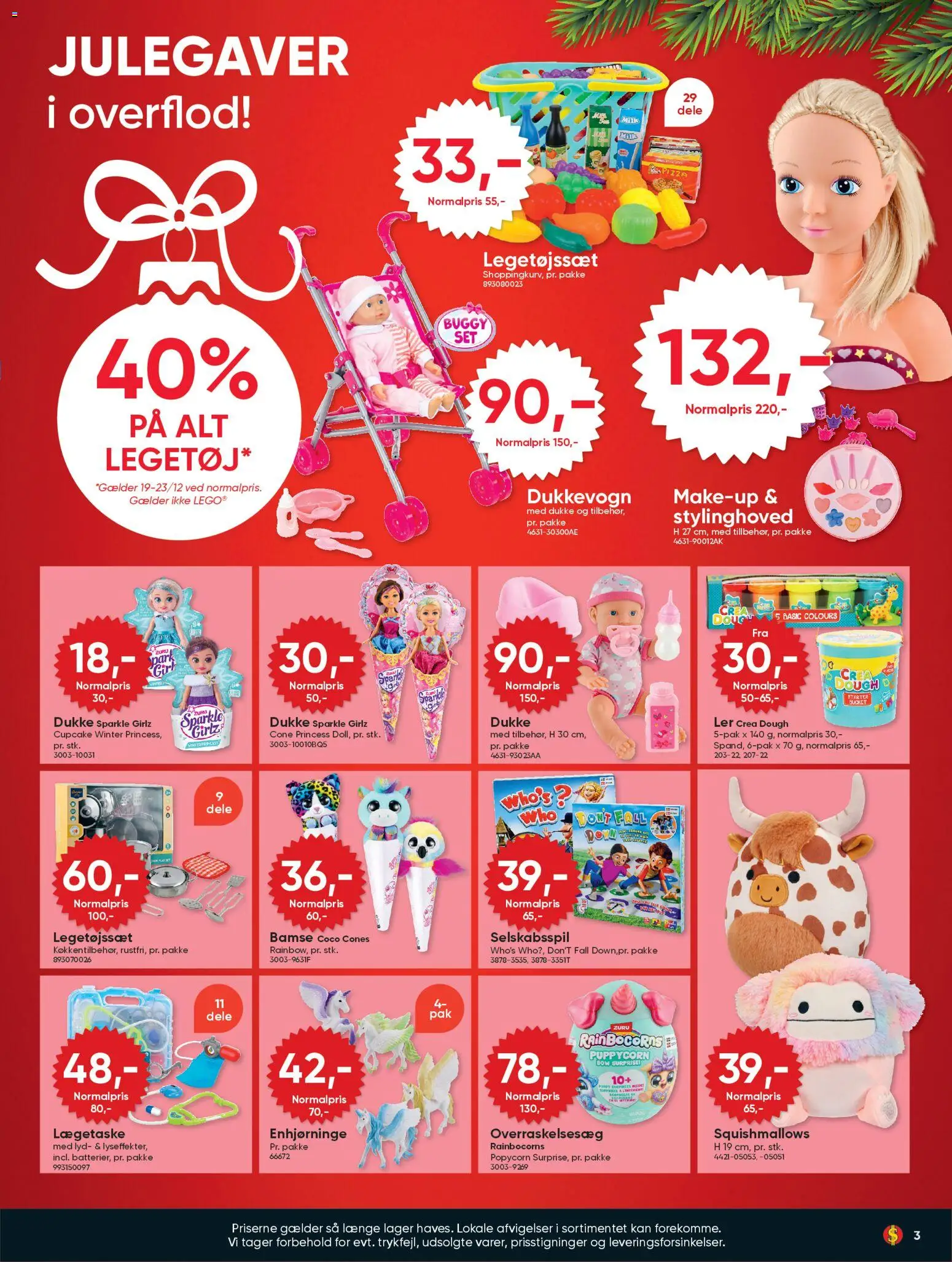 Bigdollar tilbudsavis – gyldig fra 19.12.2025 | Side: 3 | Produkter: Makeup, Pizza, Lyd