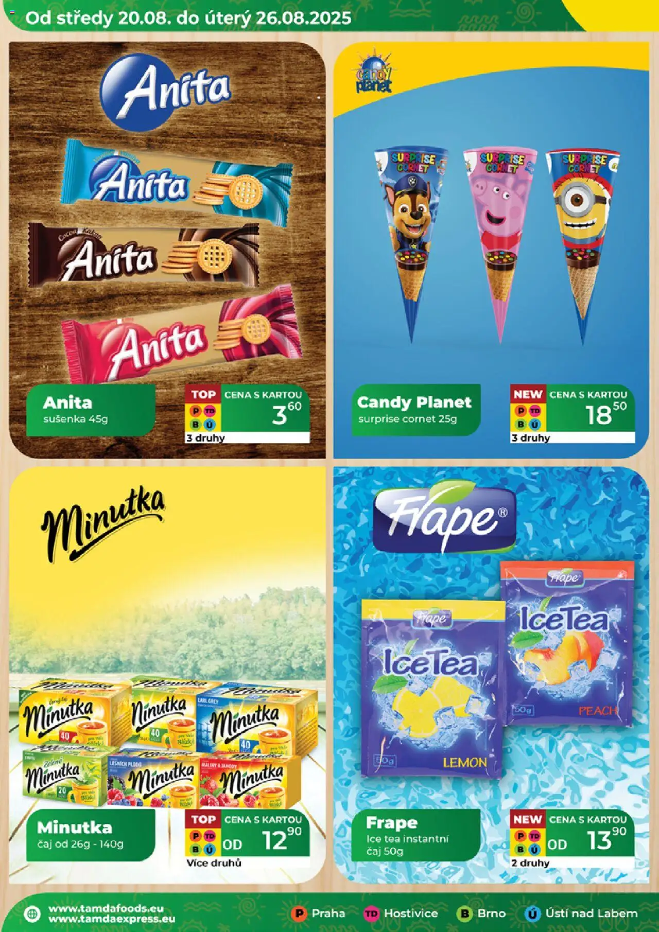 Tamda Foods leták od 20.08.2025 | Strana: 10 | Produkty: Čaj, Minutka, Ice tea