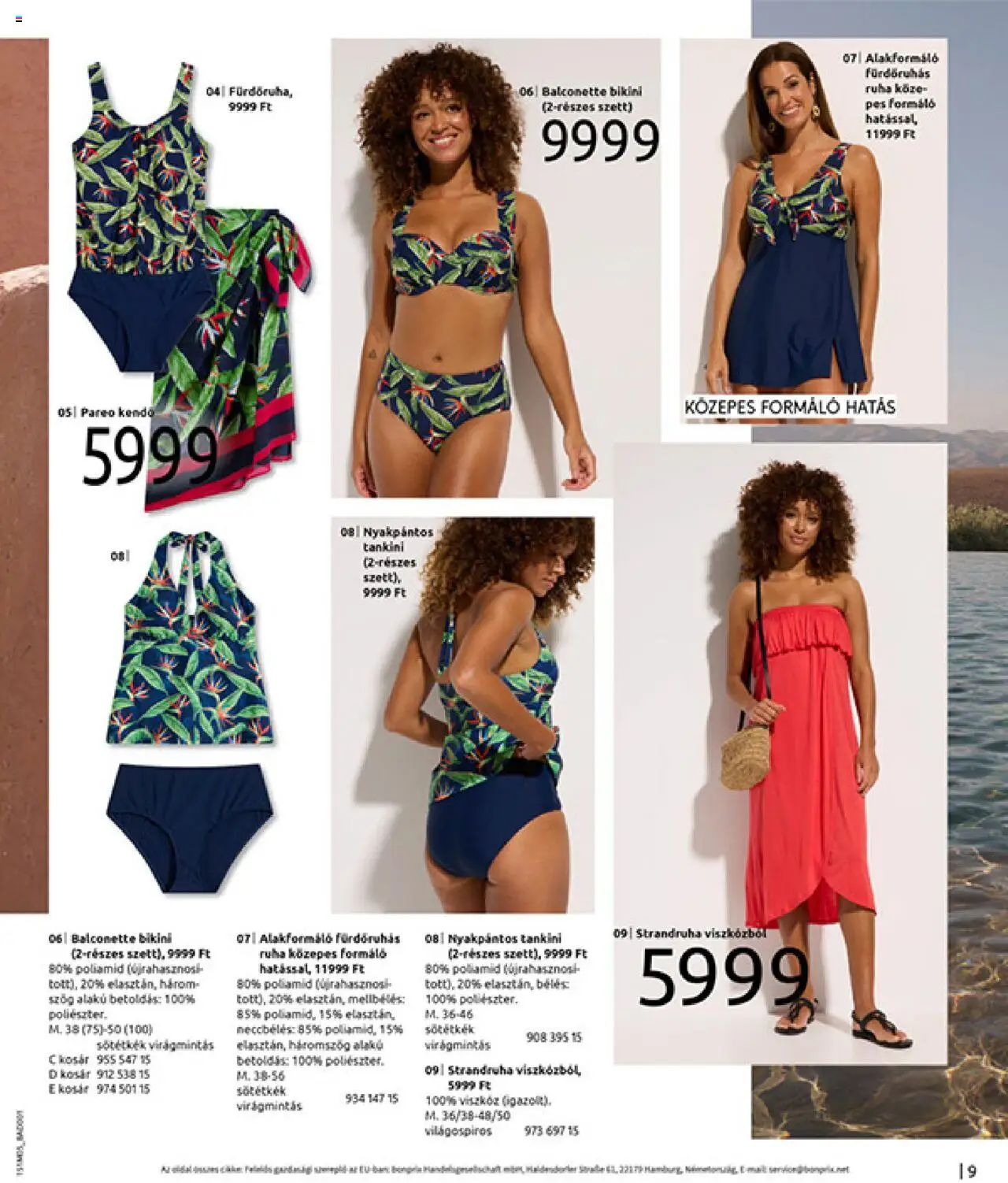 Bonprix akciós ujság - amely érvényes a következő dátumtól: 27.05.2025 | Oldal: 11 | Termékek: Kendő, Bikini, Tankini, Kosár