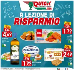 Anteprima del volantino SISA Quick catalogo valido a partire dal 12.09.2025