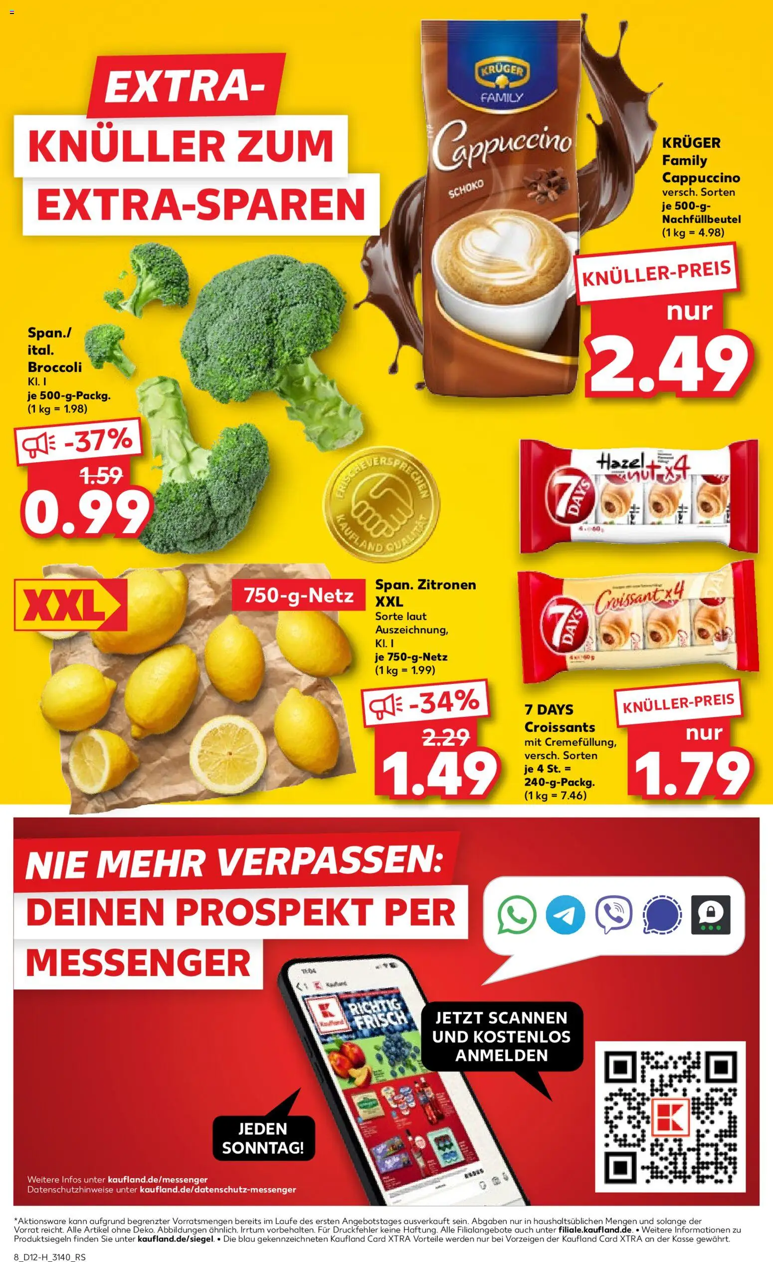 Kaufland Prospekt Leipzig	 – gültig ab 19.03.2026 | Seite: 8 | Produkte: Croissant, Zitronen