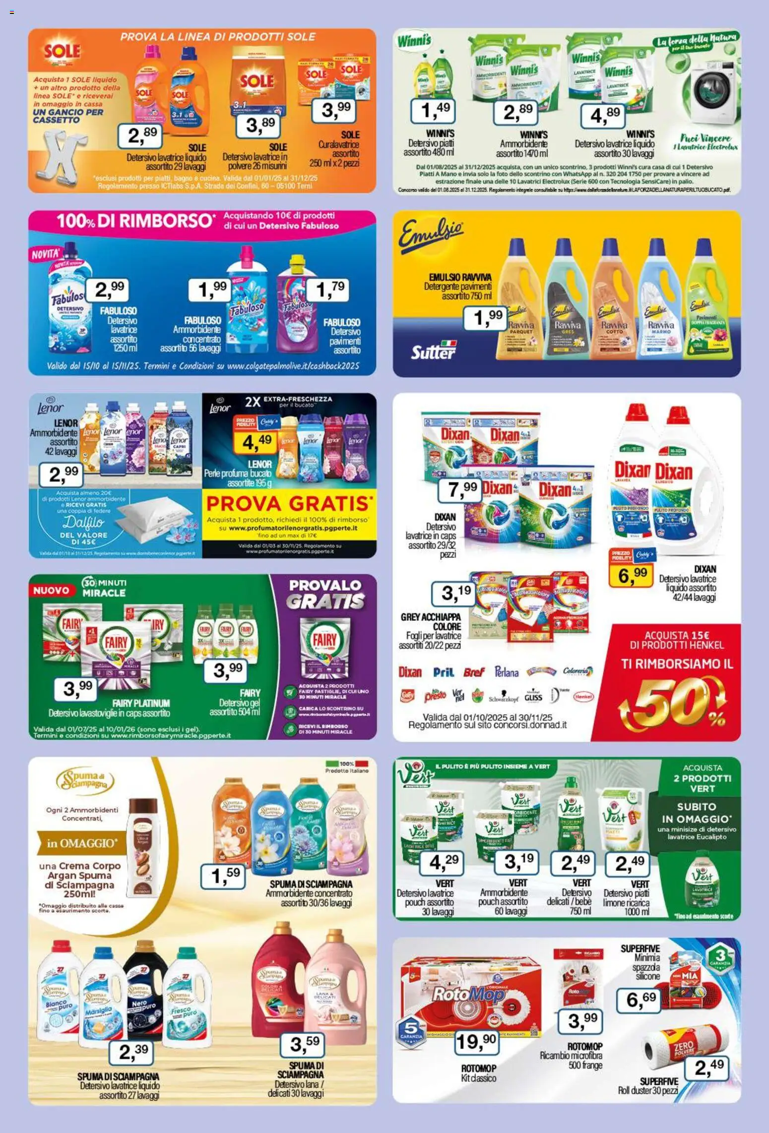 Volantino Caddy's del 23.10.2025 | Pagina: 14 | Prodotti: Ammorbidente, Lavastoviglie, The, Bagno