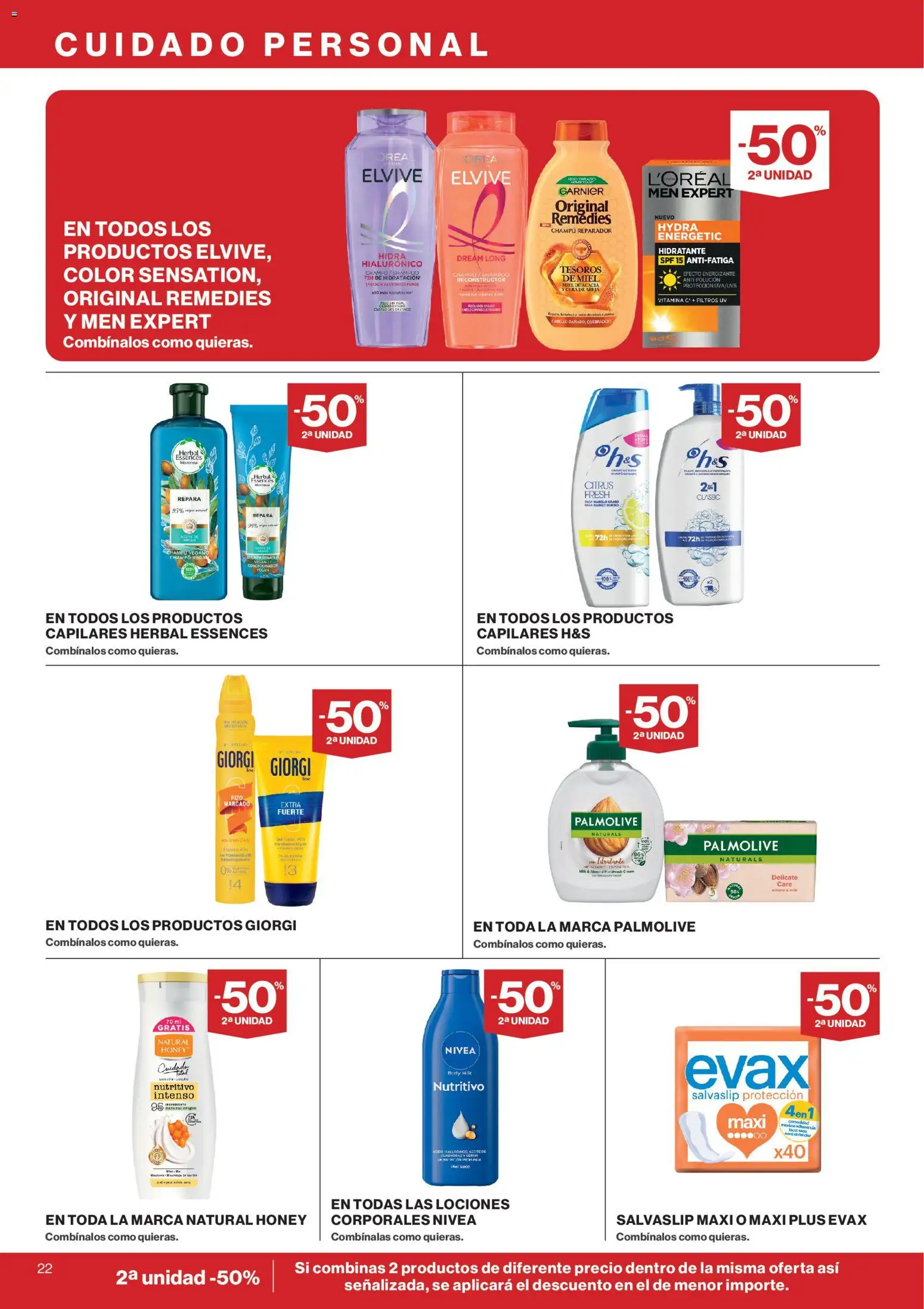 Supercor Canarias │ válido desde el 12.03.2026 | Página: 22 | Productos: Champú, Ψηφιακή κάμερα, Body