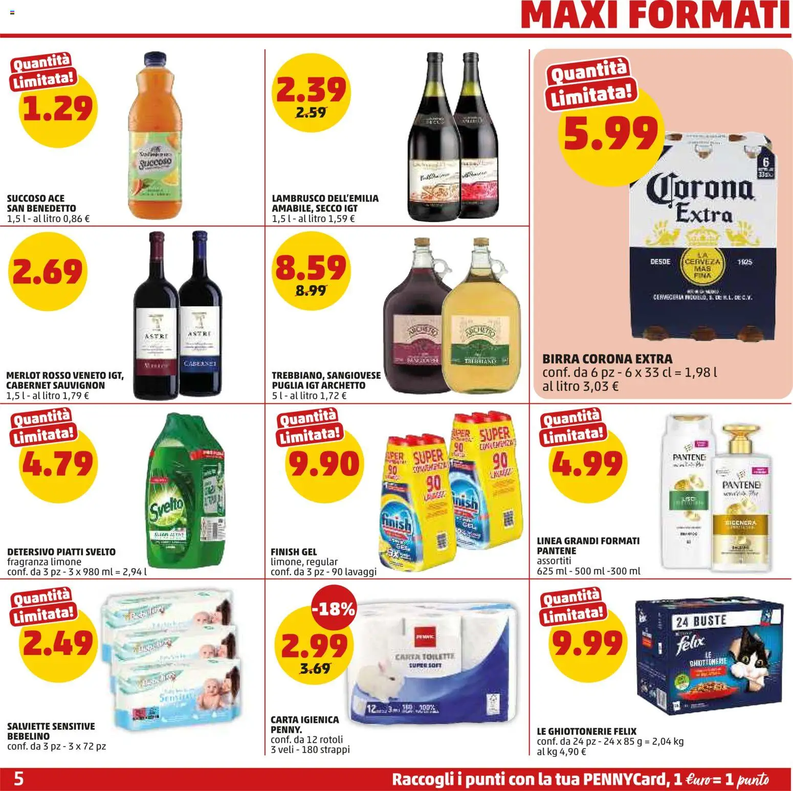 Volantino PENNY del 29.01.2026 | Pagina: 5 | Prodotti: Carta igienica, Birra, Limone, Fragranza