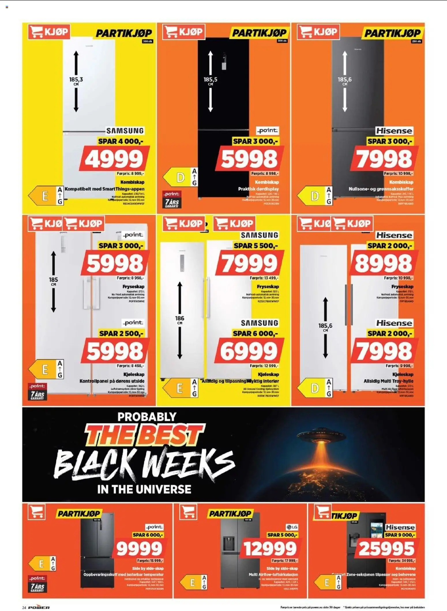 {H1} | Side: 24 | Produkter: Fryseskap, Kombiskap, Kjøleskap, Interiør