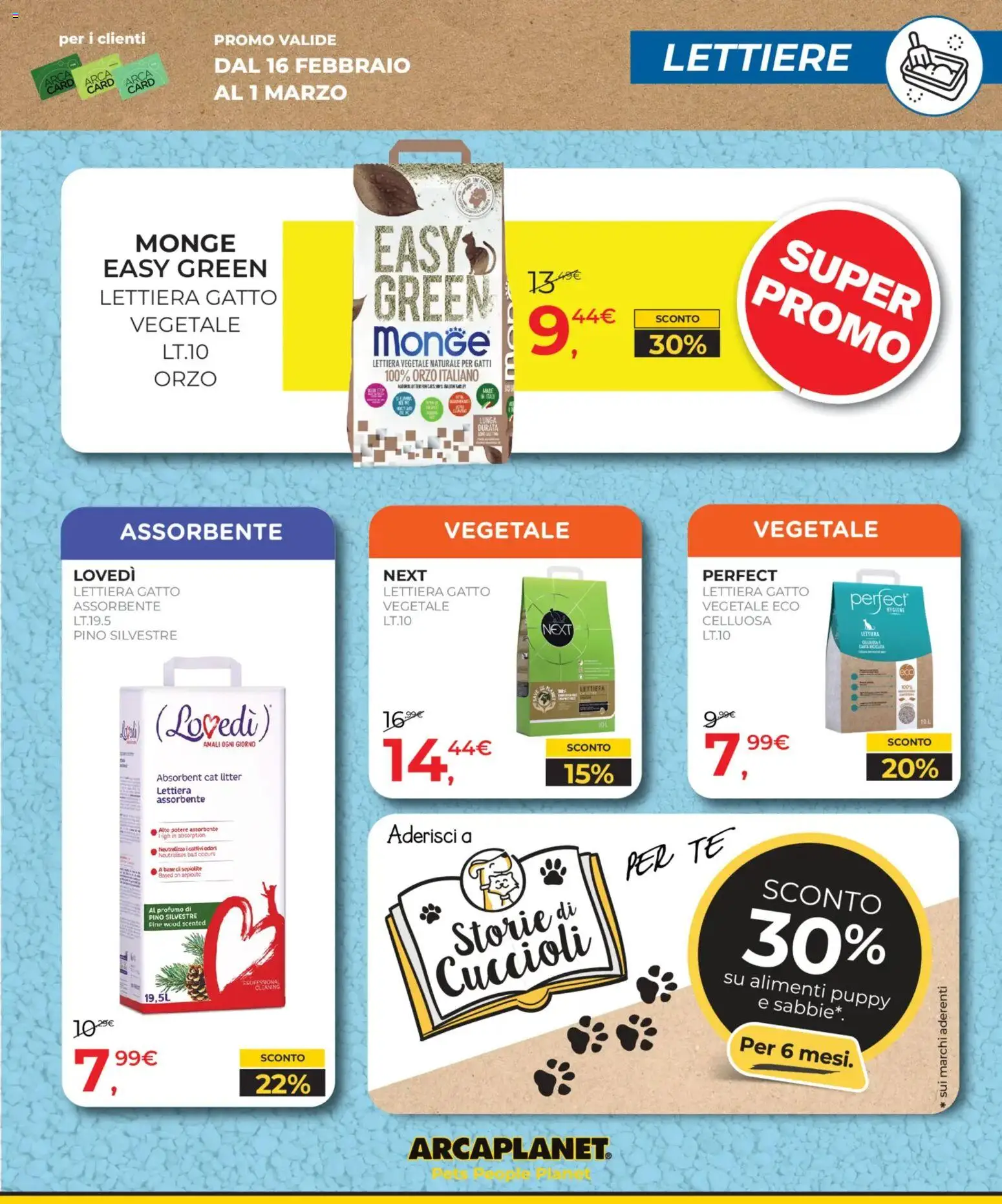 Volantino Arcaplanet del 16.02.2026 | Pagina: 27 | Prodotti: Tè, Profumo