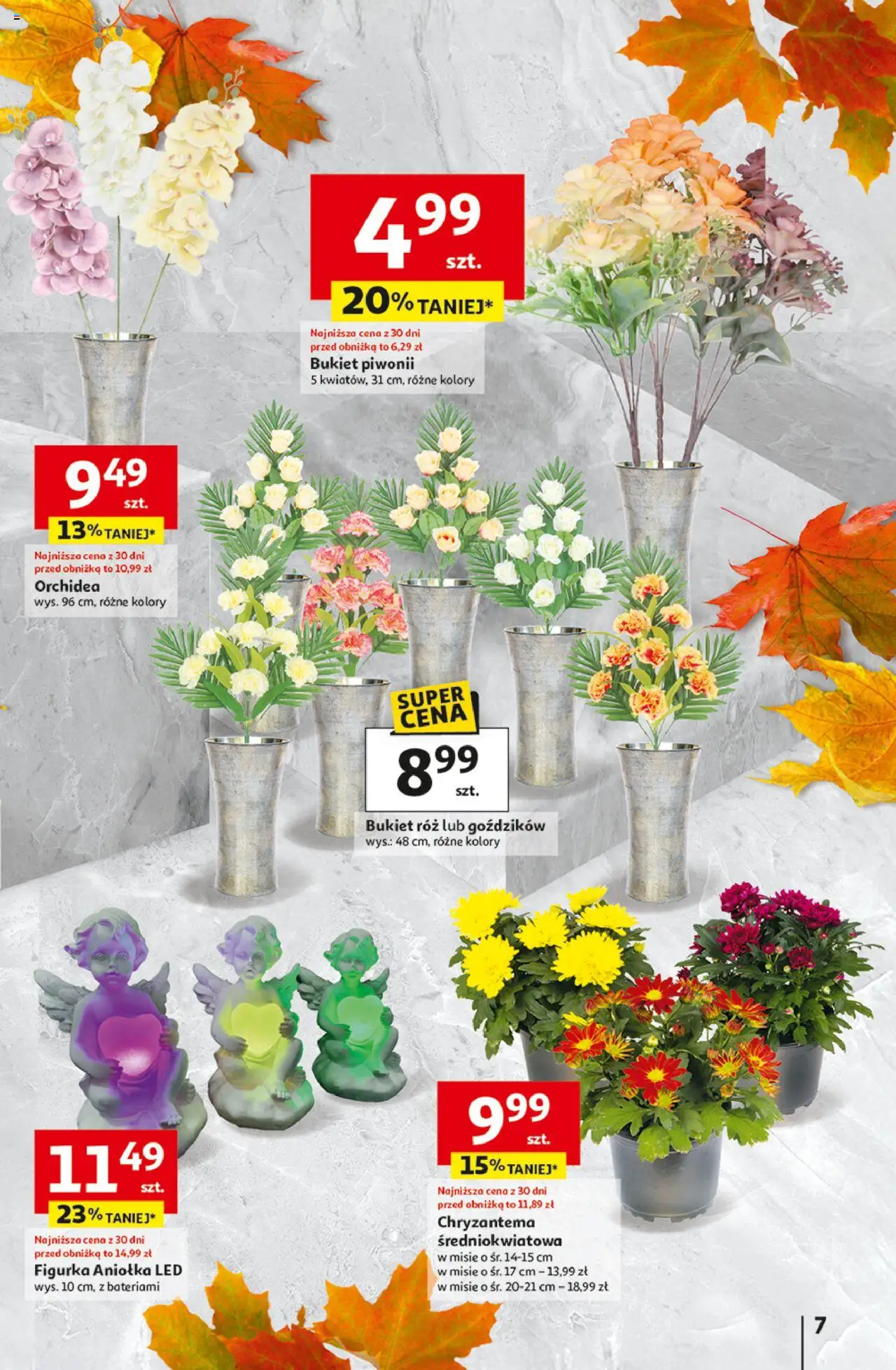 Auchan Gazetka - Wielkie przeboje cenowe Hipermarket od 09.10.2025 | Strona: 7 | Produkty: Róż