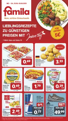 Famila Nordwest Prospekt 	 gültig ab dem 25.08.2025