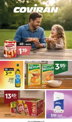 Pré-visualização Coviran folheto válido de 07.10.2025 | Página: 1 | Produtos: Super bock, Cerveja, Arroz, Mel