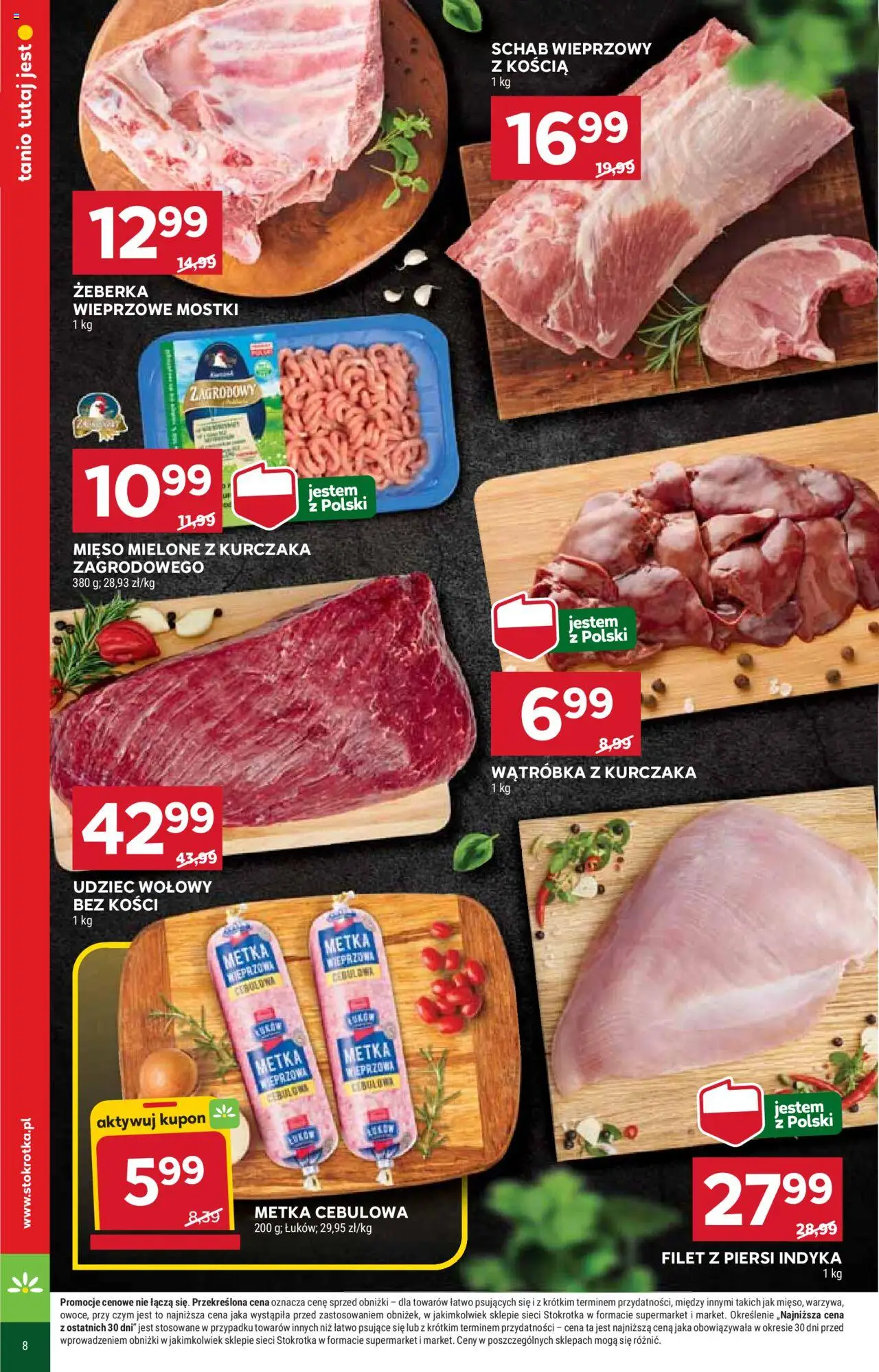 Stokrotka Gazetka od 29.05.2025 | Strona: 12 | Produkty: Piersi, Stokrotka, Wątróbka, Metka cebulowa
