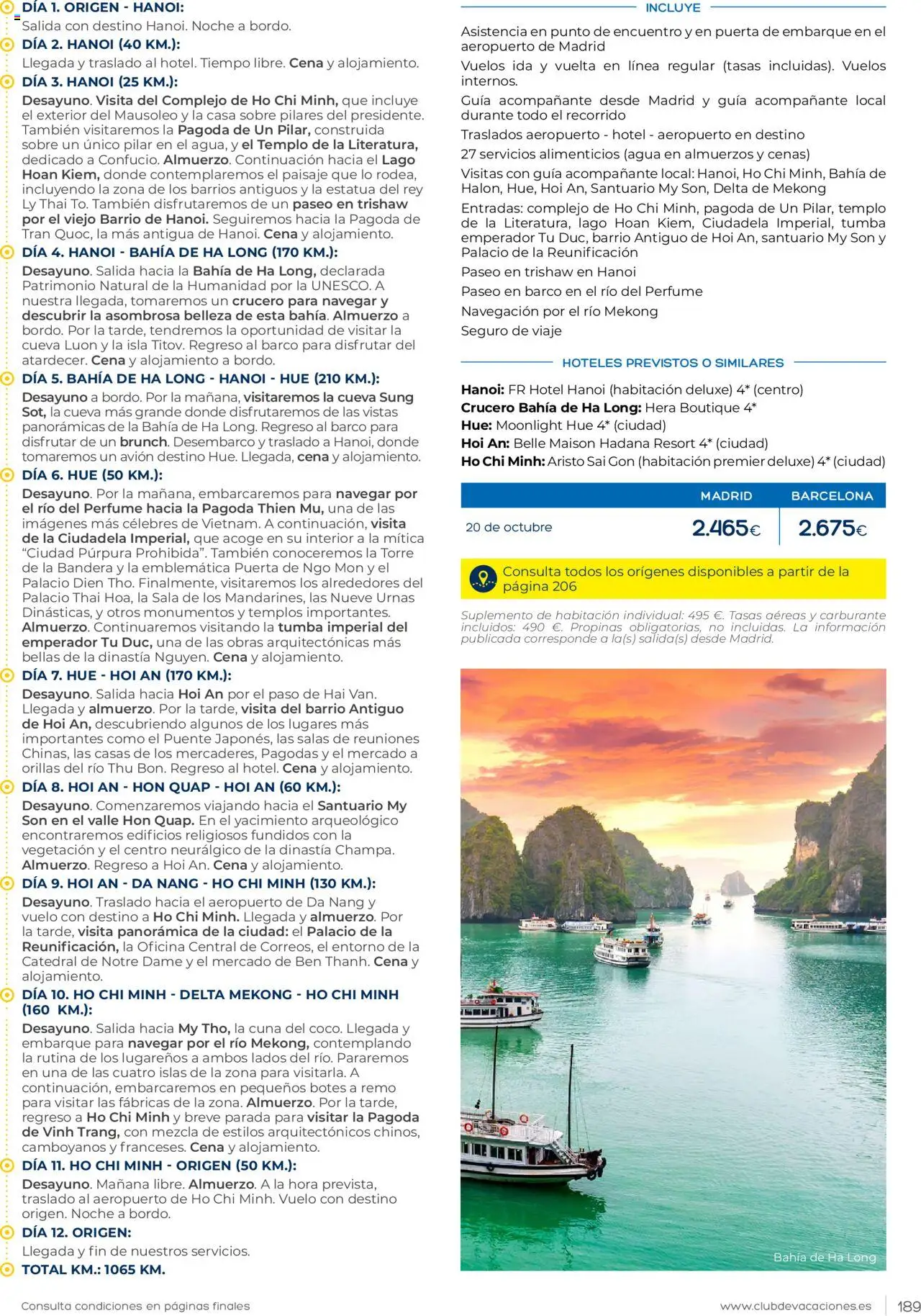 Viajes El Corte Inglés Club de Vacaciones │ válido desde el 01.01.2025 | Página: 189 | Productos: Perfume, Navegación, Cuna