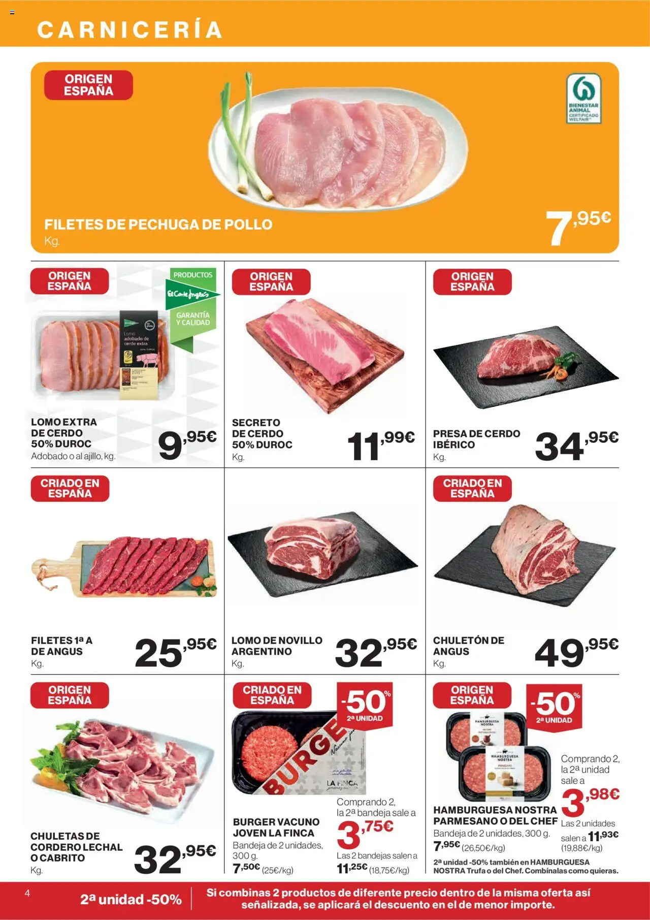 Hipercor catálogo │ válido desde el 31.07.2025 | Página: 4 | Productos: Δισκέτα, Cerdo, Σοκολατούχο γάλα, Bandeja