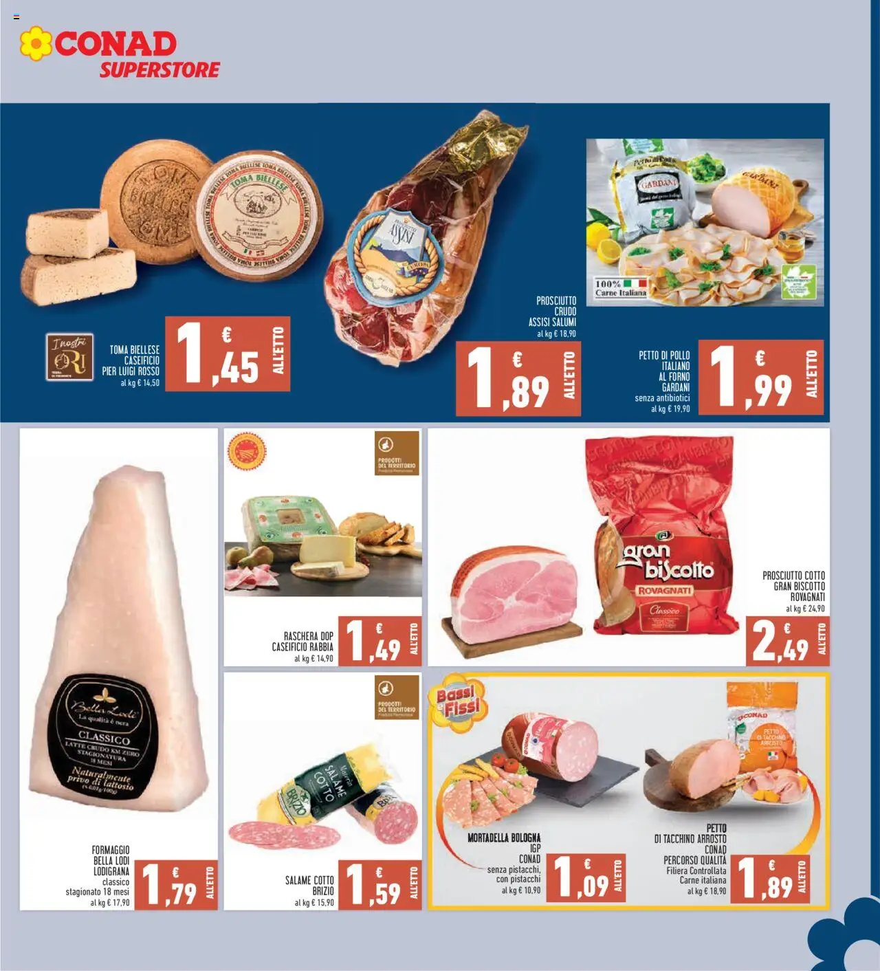 Volantino Conad del 11.09.2025 | Pagina: 11 | Prodotti: Petto di Pollo, Arrosto, Pollo, Formaggio