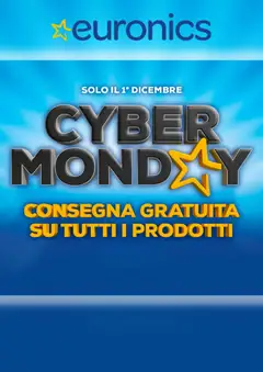 Anteprima del volantino Euronics Cyber Monday catalogo valido a partire dal 01.12.2025