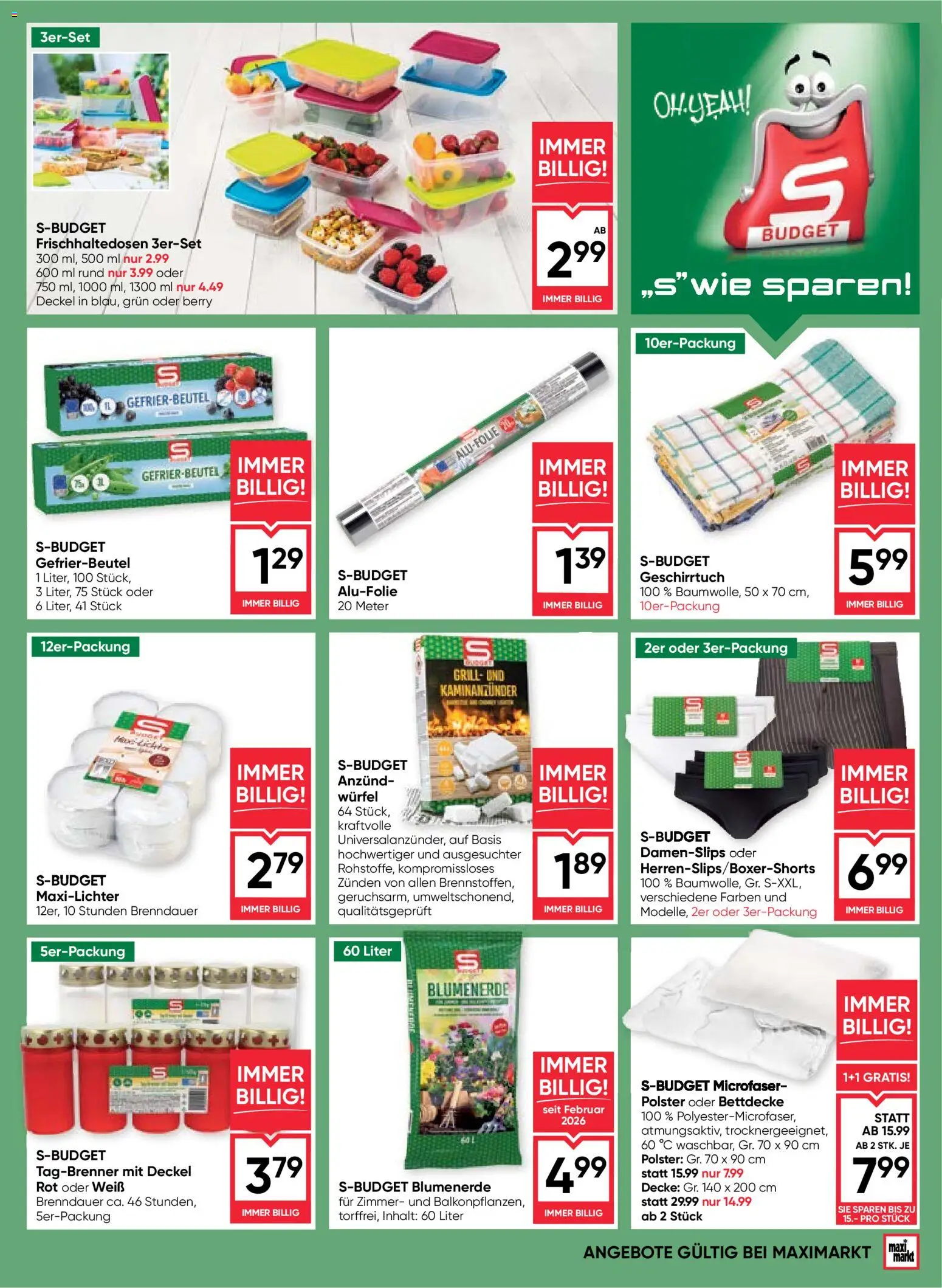 Maximarkt Flugblatt gültig ab 16.04.2026 | Seite: 17 | Produkte: Grill, Decke