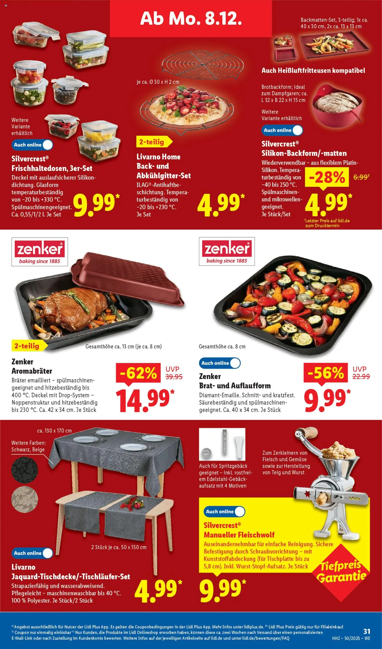 Lidl Prospekt Aarbergen – gültig ab 08.12.2025 | Seite: 47 | Produkte: Gemüse, Wurst, Fleisch