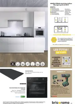 Bricorama - Prévisualisation de Bricorama catalogue Mon Projet Cuisine valide à partir de 18.07.2025 | Page: 13 | Produits: Vidéo, Porte, Portes, Batterie