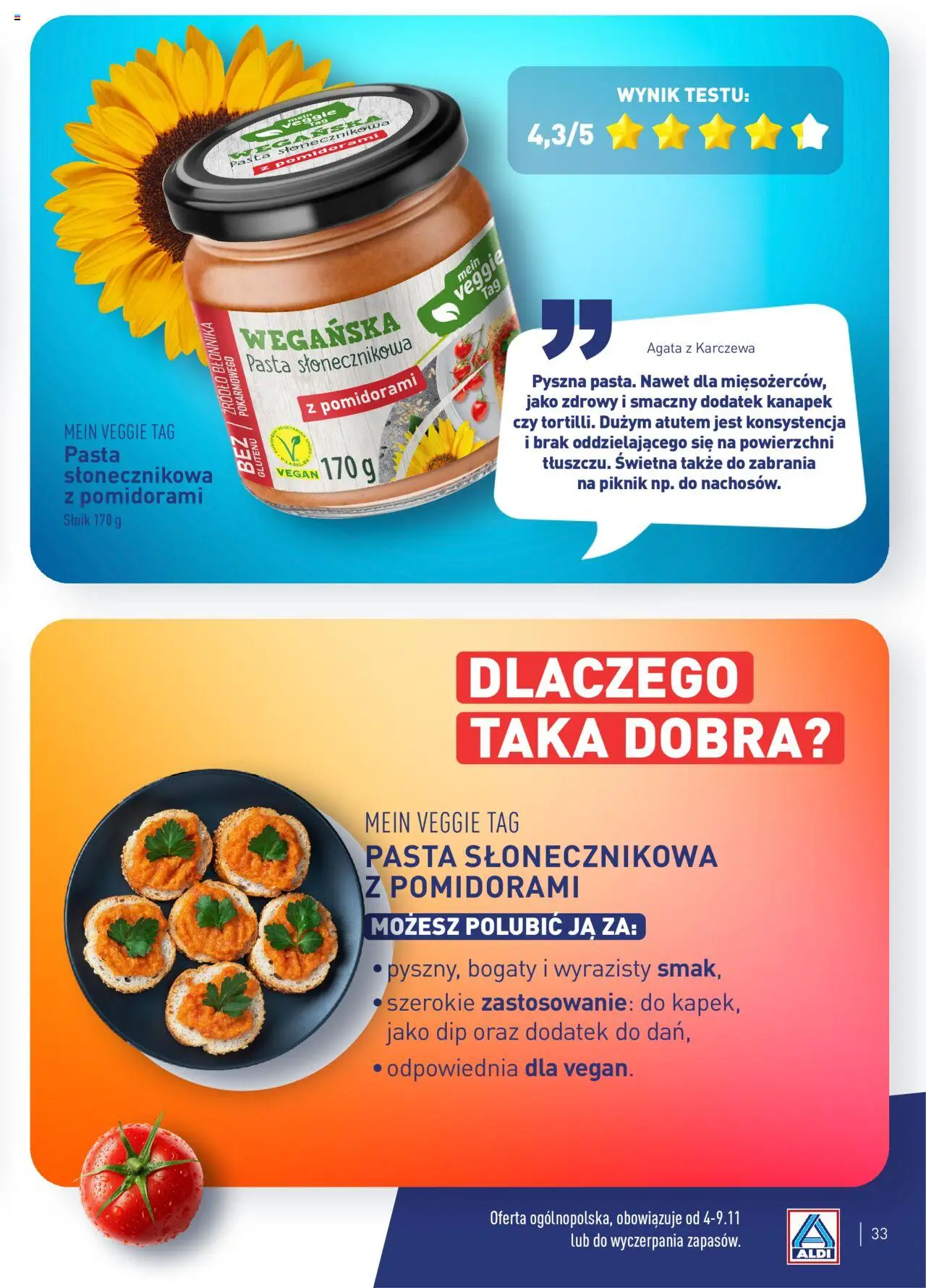 Aldi Gazetka - Wielki test od 04.11.2024 | Strona: 33