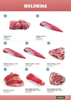 Pogląd oferty "Makro Gazetka - Ultra fresh" - ważna od 01.03.2026 | Strona: 133 | Produkty: Policzki wołowe, Wołowina