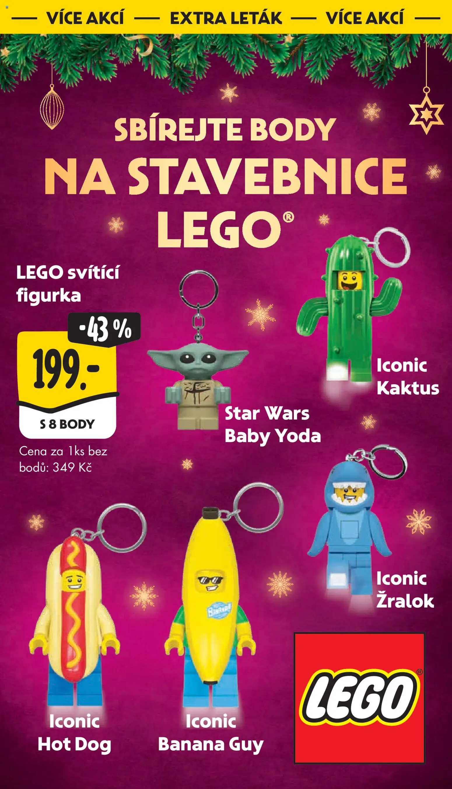 Albert leták - Supermarket od 03.12.2025 | Strana: 43 | Produkty: LEGO, Stavebnice, Hot dog, Body