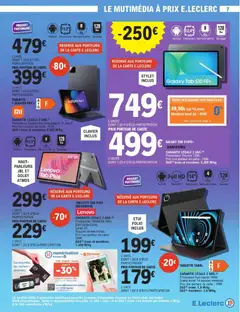 E.Leclerc - Prévisualisation de E.Leclerc - Spécial High Tech valide à partir de 28.10.2025 | Page: 7 | Produits: Tablette, Clavier, Étui, Stylet