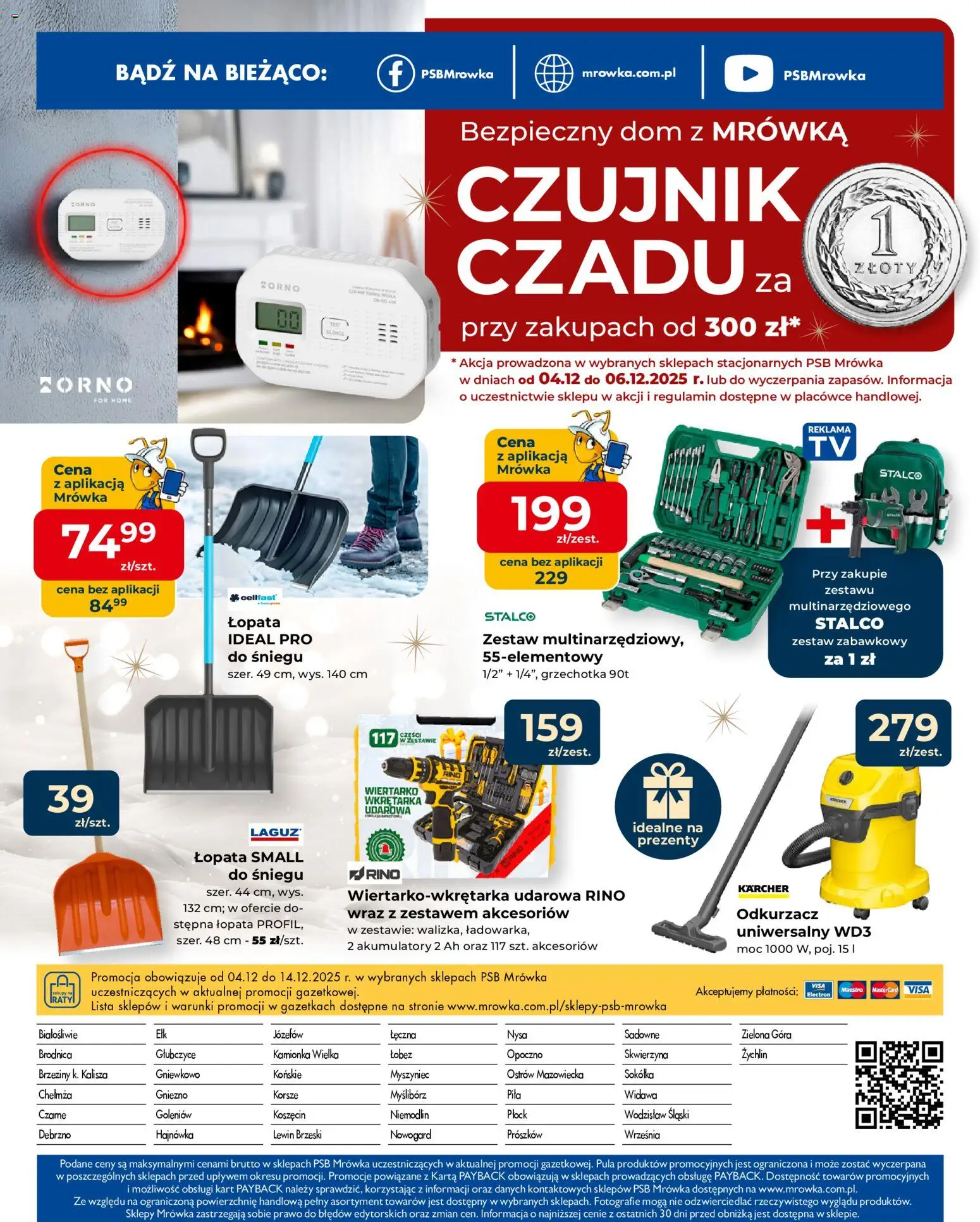 Mrówka Gazetka - Rypin od 04.12.2025 | Strona: 4 | Produkty: Karta, Odkurzacz