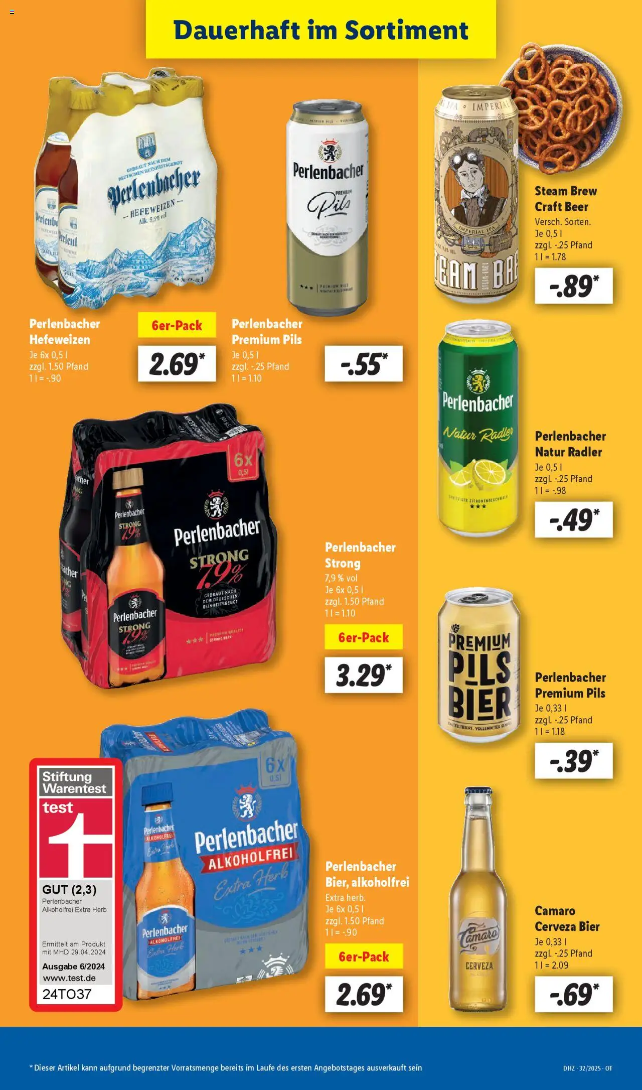 Lidl Prospekt Grimma - gültig ab dem 04.08.2025 | Seite: 47 | Produkte: Bier, Pils, Radler