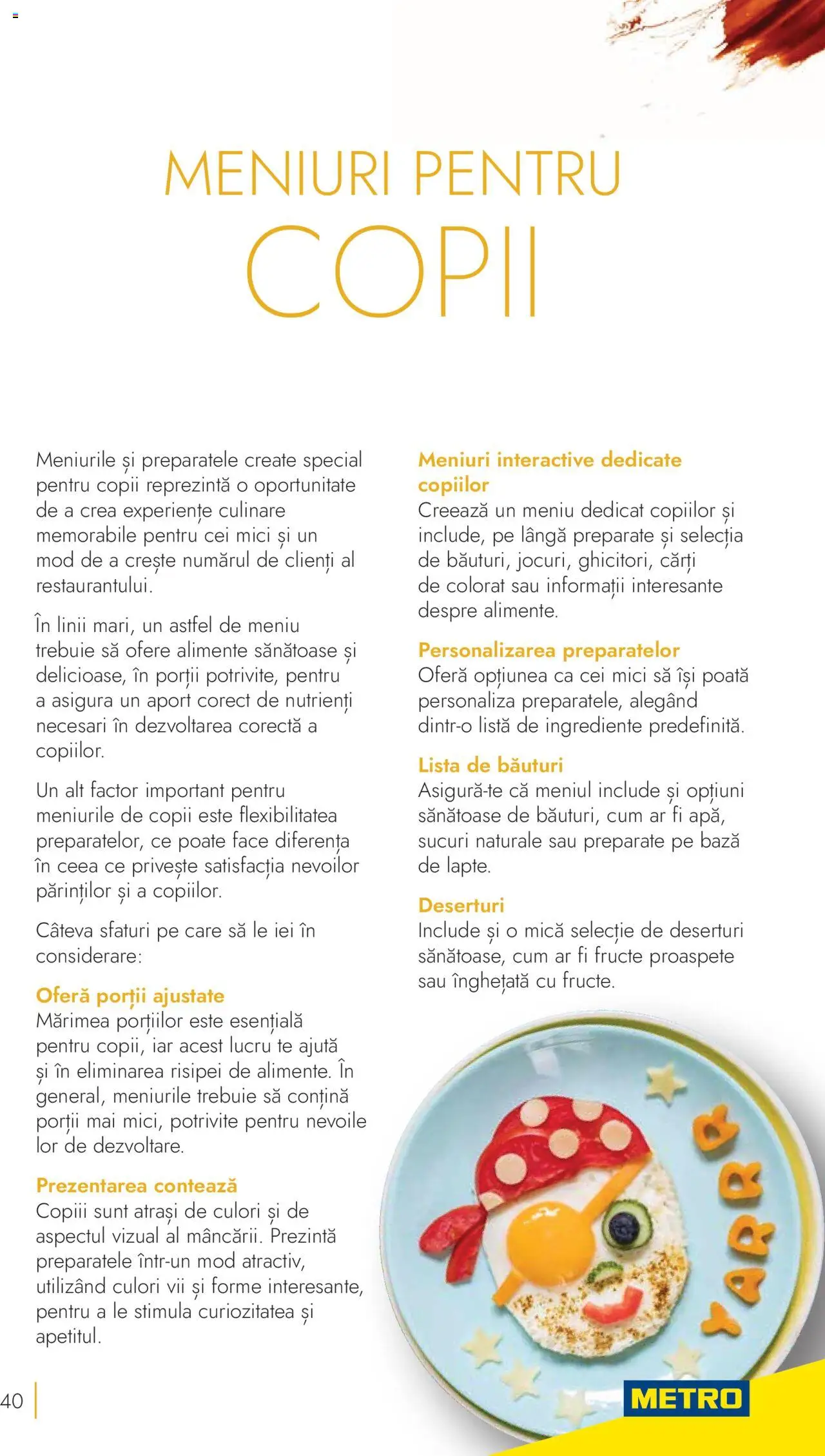 Noul catalog Metro – valabil de la 24.10.2023 | Pagină: 40 | Produse: Mici, Cărți, Înghețată, Fructe