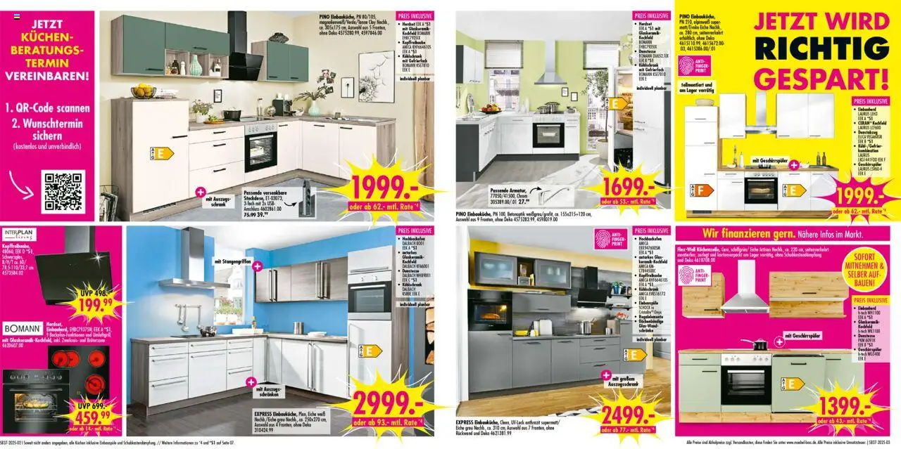 SB Möbel Boss Prospekt Bielefeld	 – gültig ab 06.09.2025 | Seite: 2 | Produkte: USB, Geschirrspüler, Kochfeld, Kuchen