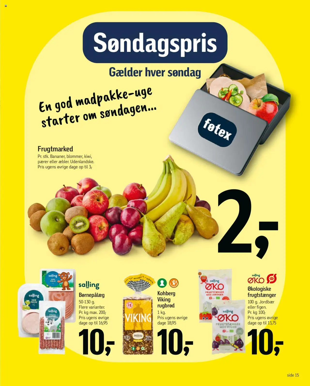 Føtex Tilbudsavis gyldig fra 27.06.2025 | Side: 8 | Produkter: Jordbær, Rugbrød, Pærer