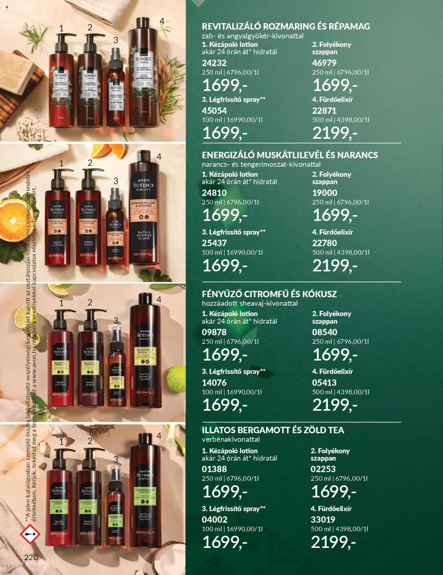 Avon akciós ujság - amely érvényes a következő dátumtól: 01.12.2025 | Oldal: 226