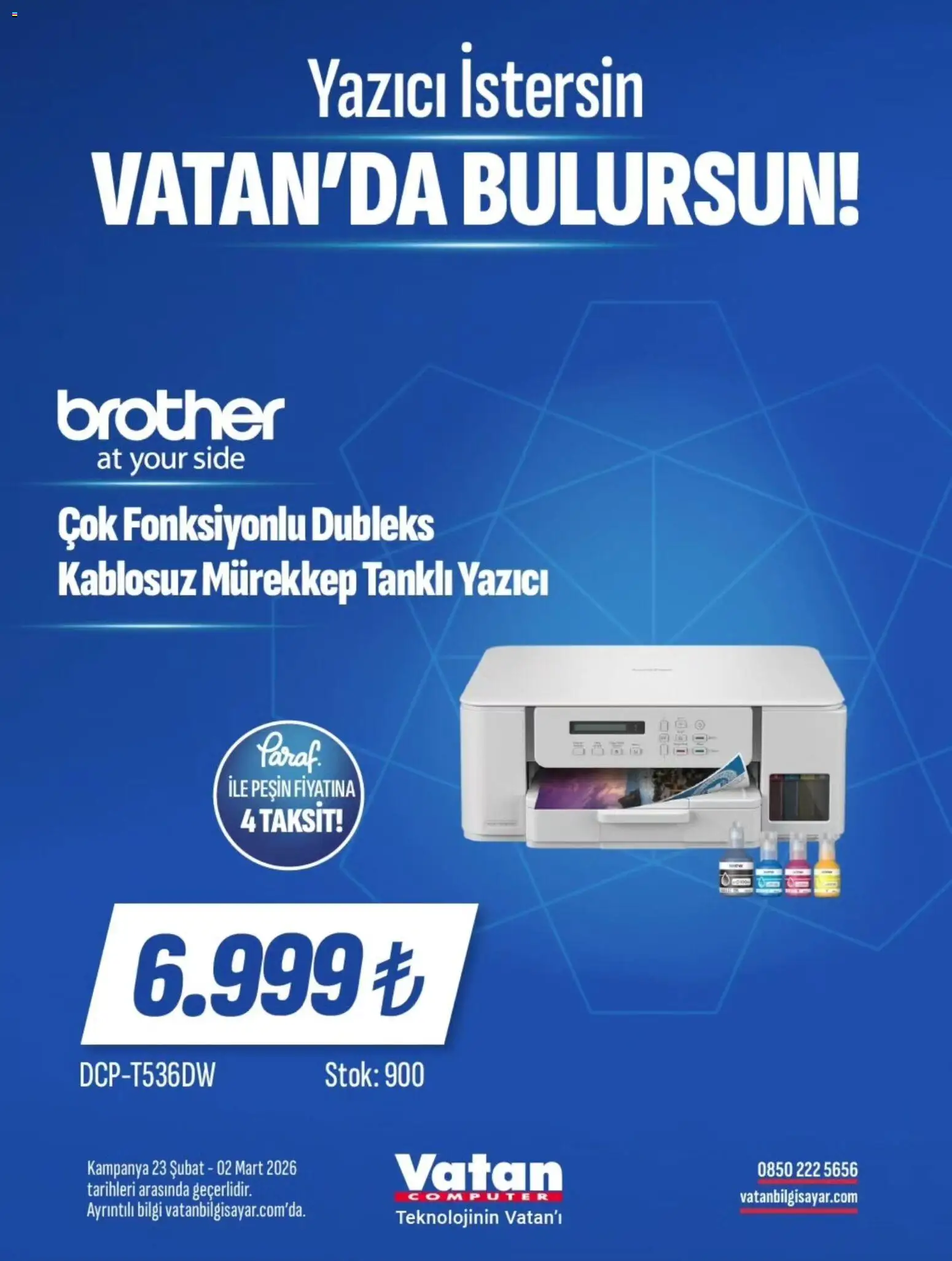 Vatan Bilgisayar İndirim - 23.02.2026 tarihinden itibaren geçerlidir | Sayfa: 6 | Ürünler: Yazıcı
