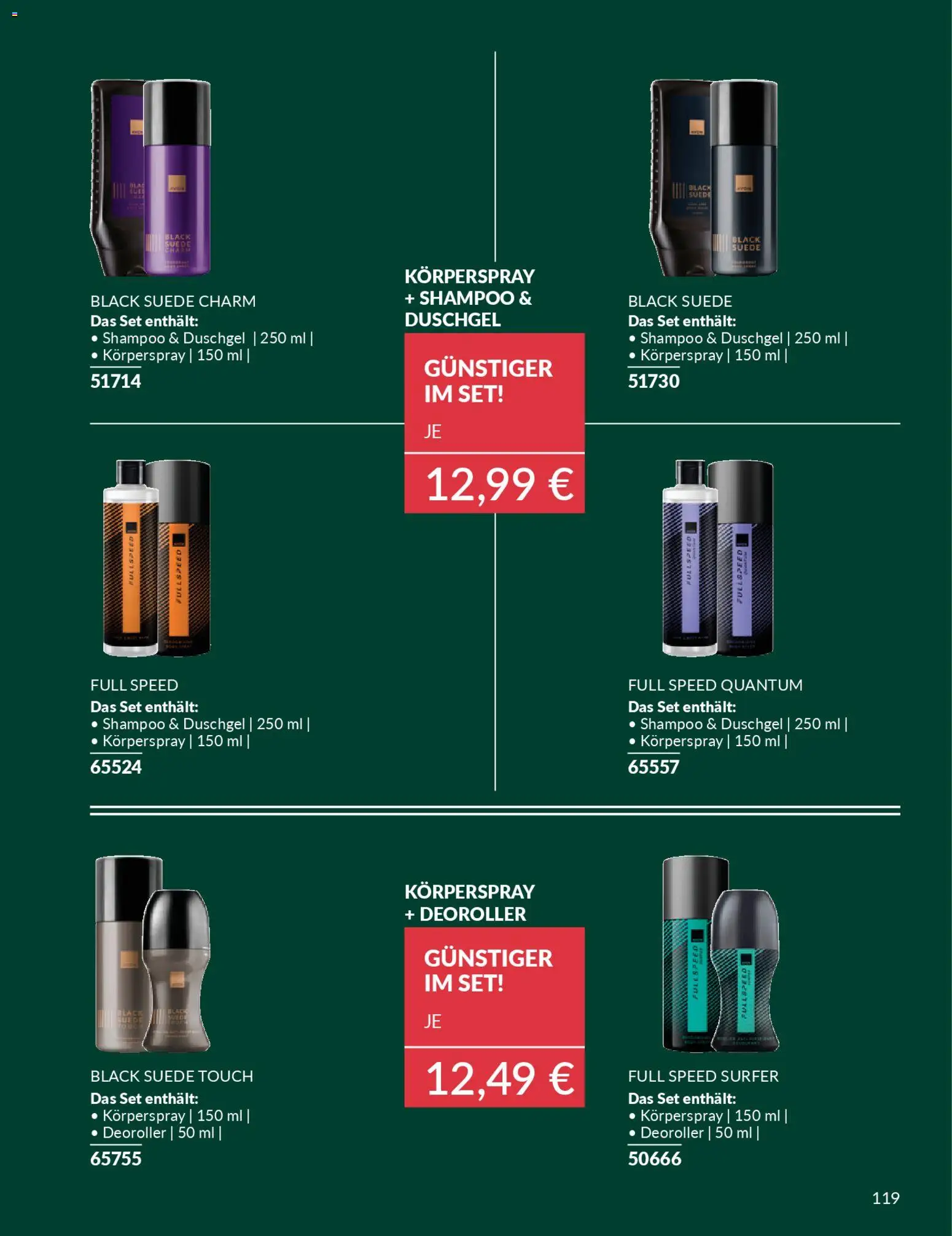 Avon - Black Friday – gültig ab 01.11.2025 | Seite: 121 | Produkte: Shampoo, Duschgel, Körperspray