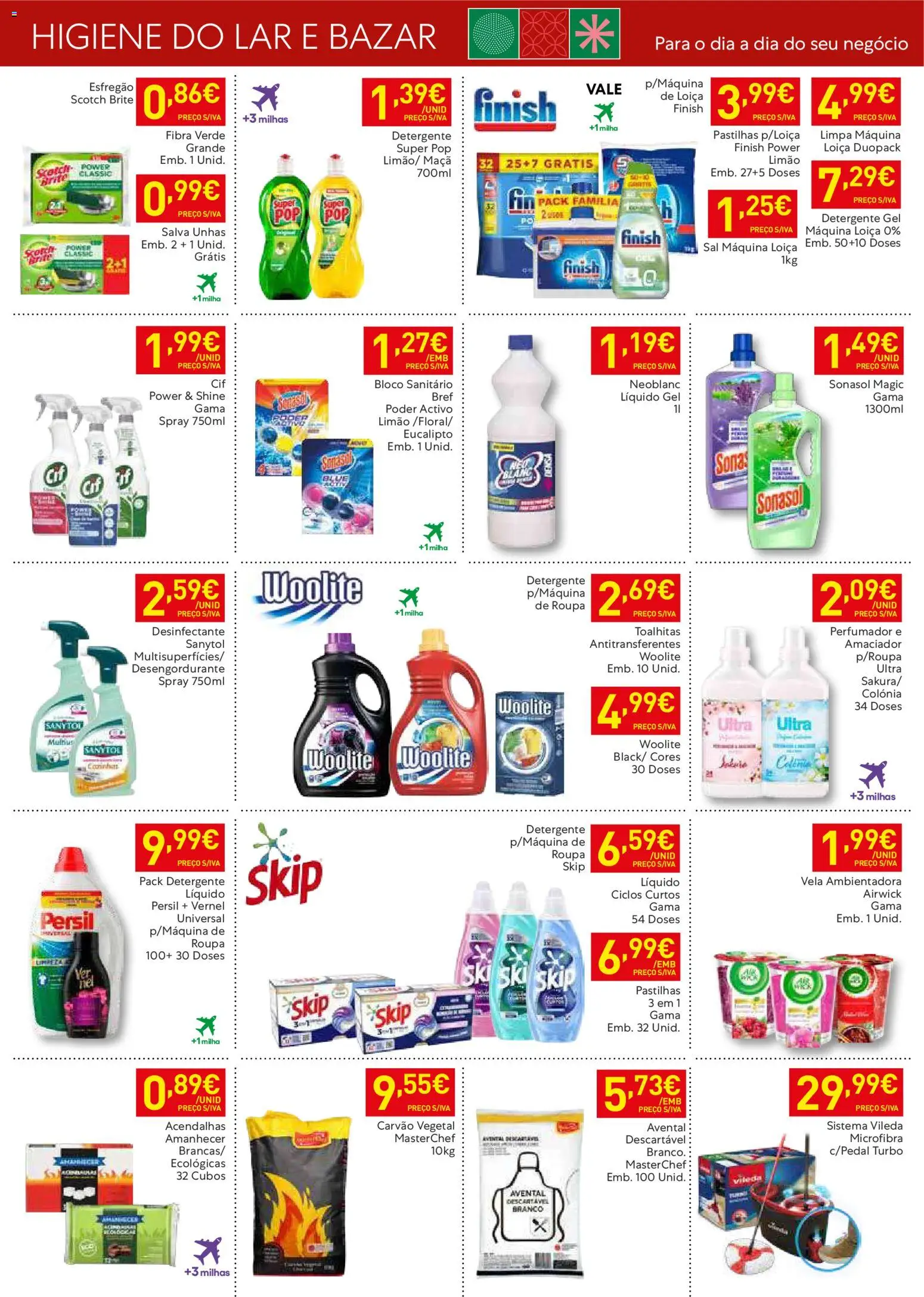 Recheio folheto Madeira │ válido de 09.12.2025 | Página: 12 | Produtos: Esfregão, Carvão vegetal, Sal, Persil