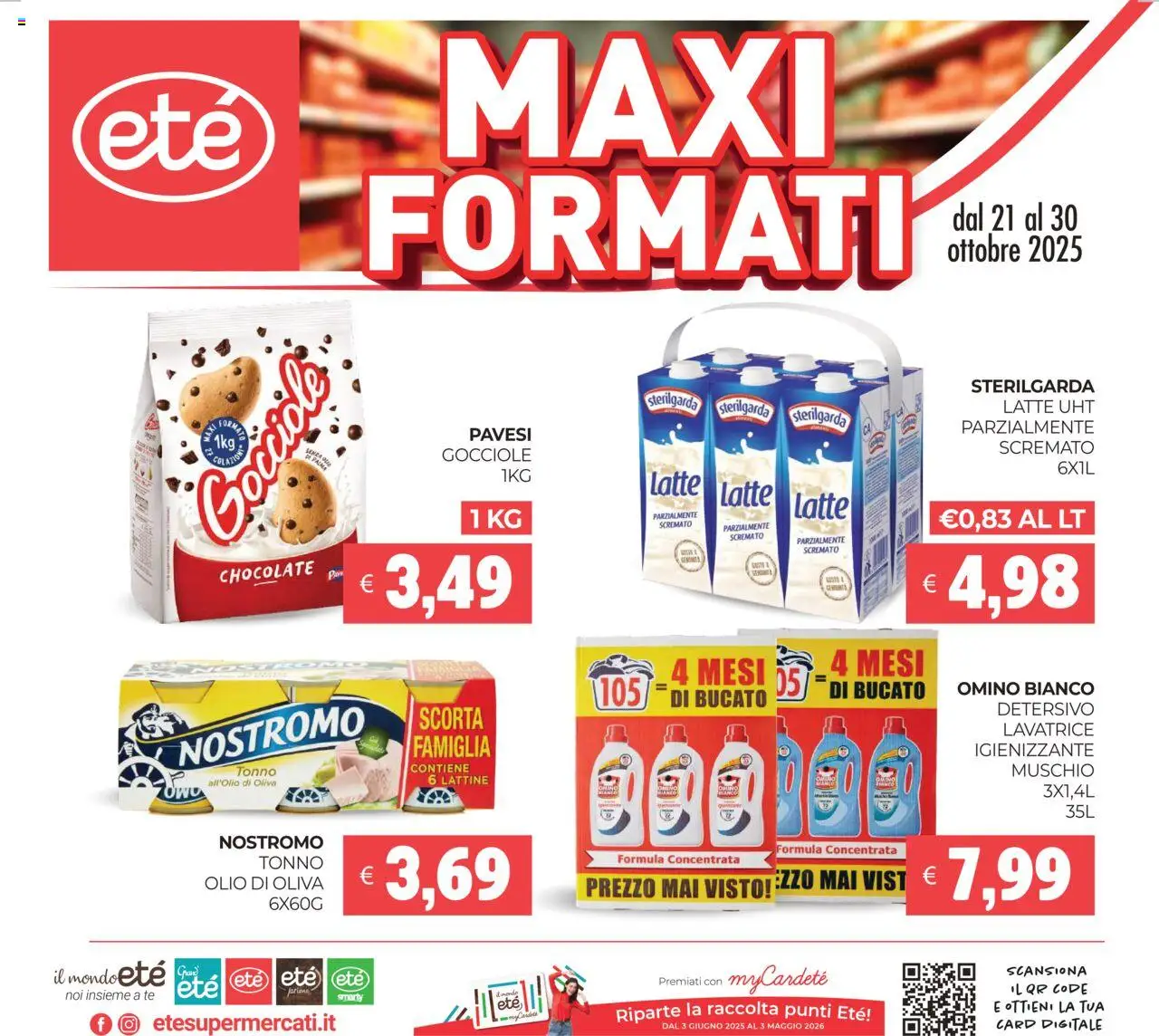 Volantino Eté del 21.10.2025 | Pagina: 1 | Prodotti: Tè, Latte, Olio, Olio di Oliva
