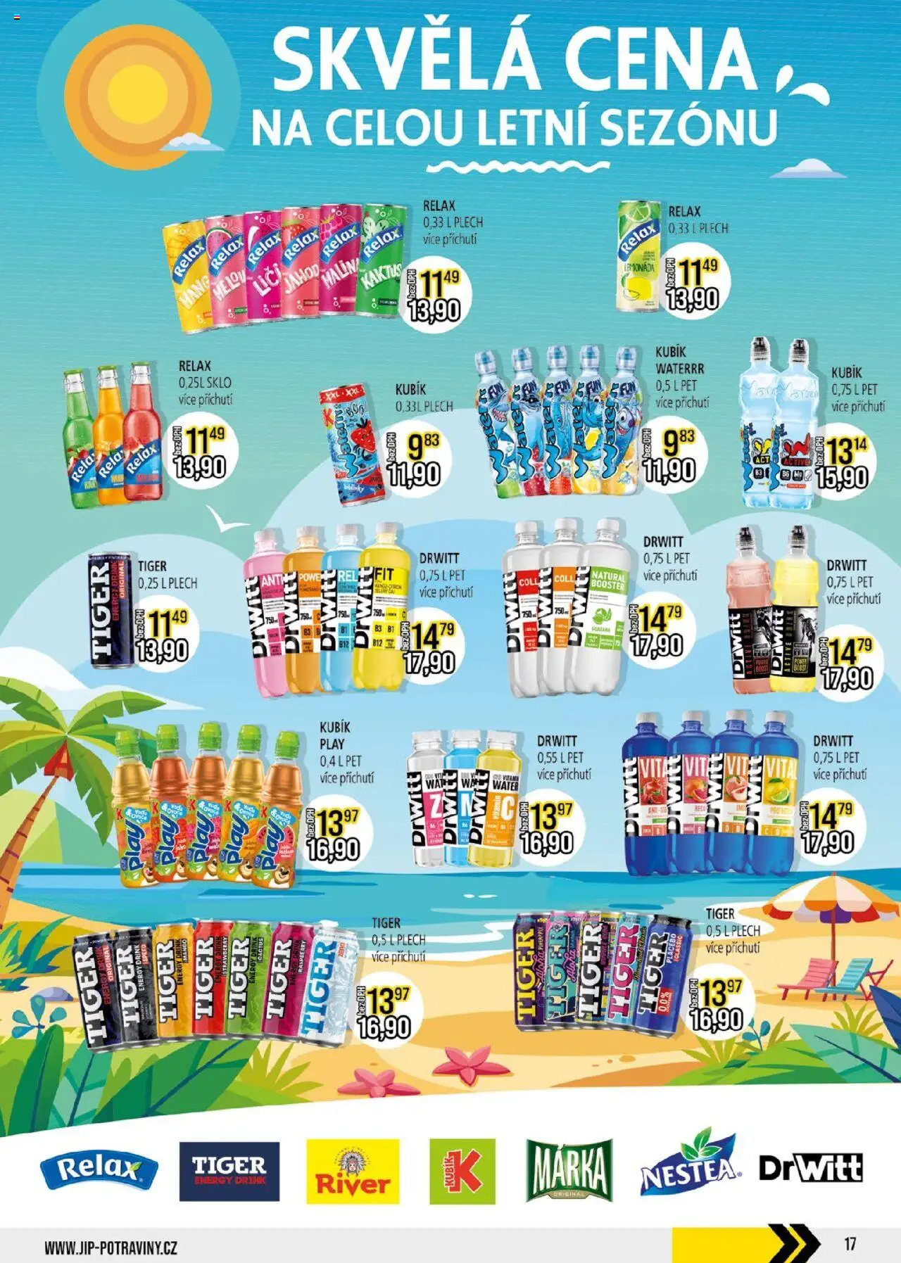 Jip leták - Cash & Carry od 30.07.2025 | Strana: 17 | Produkty: Tiger, Drwitt, Plech, Energy drink