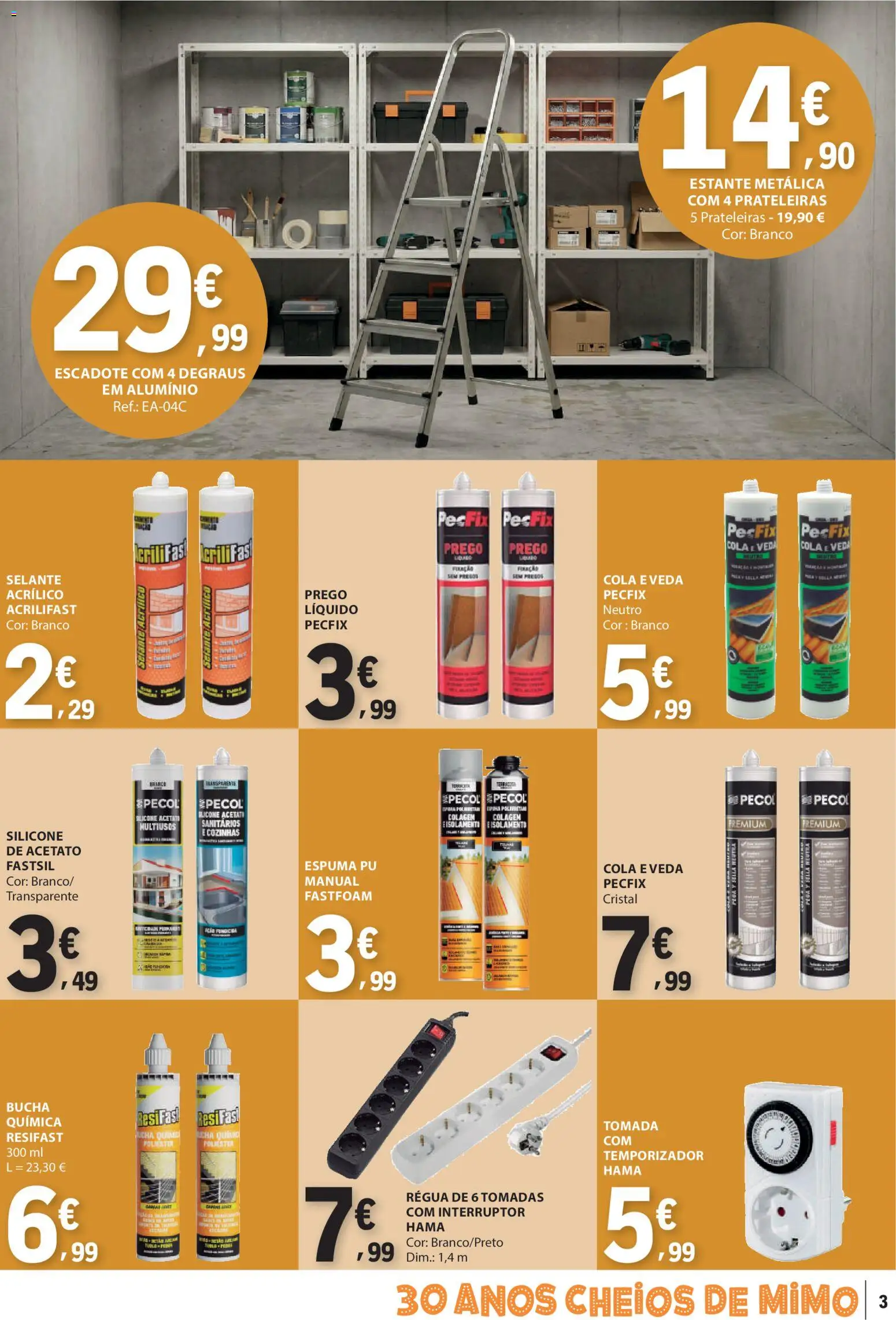 E.Leclerc Não Alimentar │ válido de 18.12.2025 | Página: 3 | Produtos: Isolamento, Interruptor, Tomada