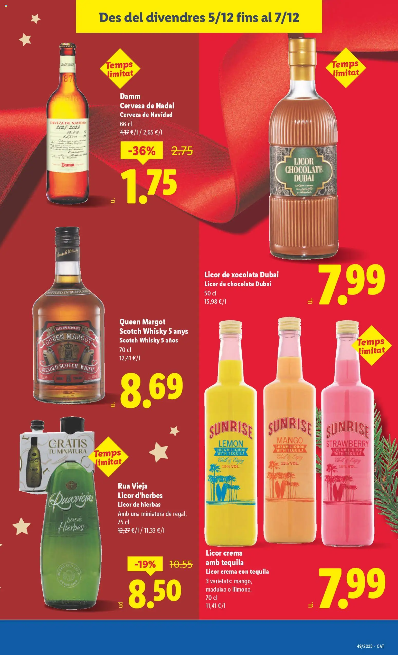 Lidl folleto │ válido desde el 01.12.2025 | Página: 51 | Productos: Chocolate, Cerveza, Whisky, Ρούτερ